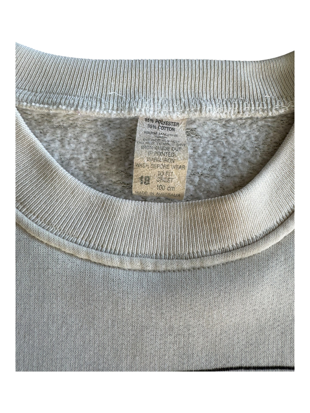 The Simpsons White Crewneck 24x25 Bart Skateboard Gangway Man 90s