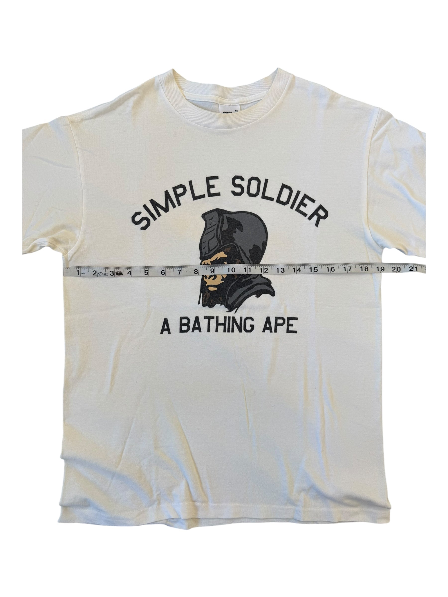 Bape 90s Simple Soldier Anvil Size Medium