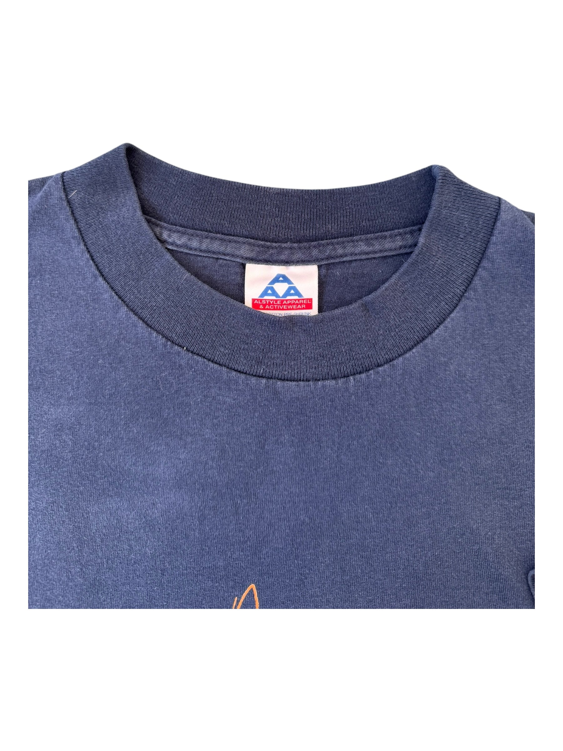 Futura 90s Navy Unkle Psyence Fiction Orange Pointman Size XL