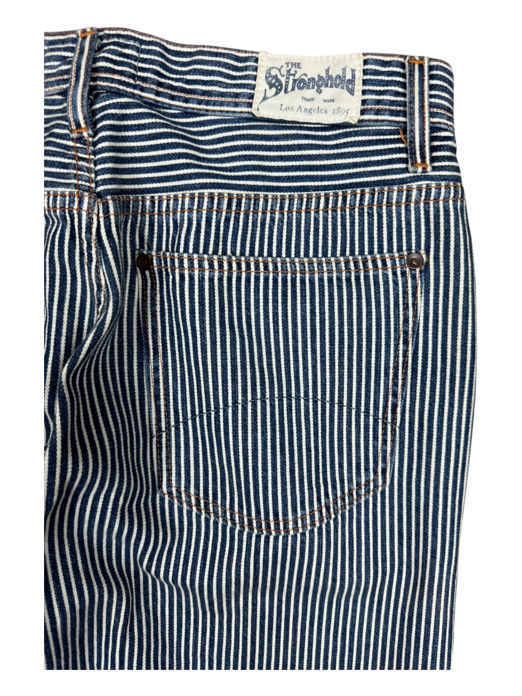 Stronghold Striped Jeans Made in USA Size 33