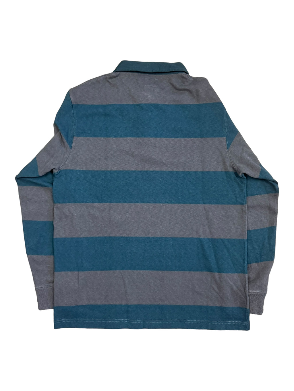 Stussy Brown & Green Striped Rugby Sample New w/ Tags Size Large