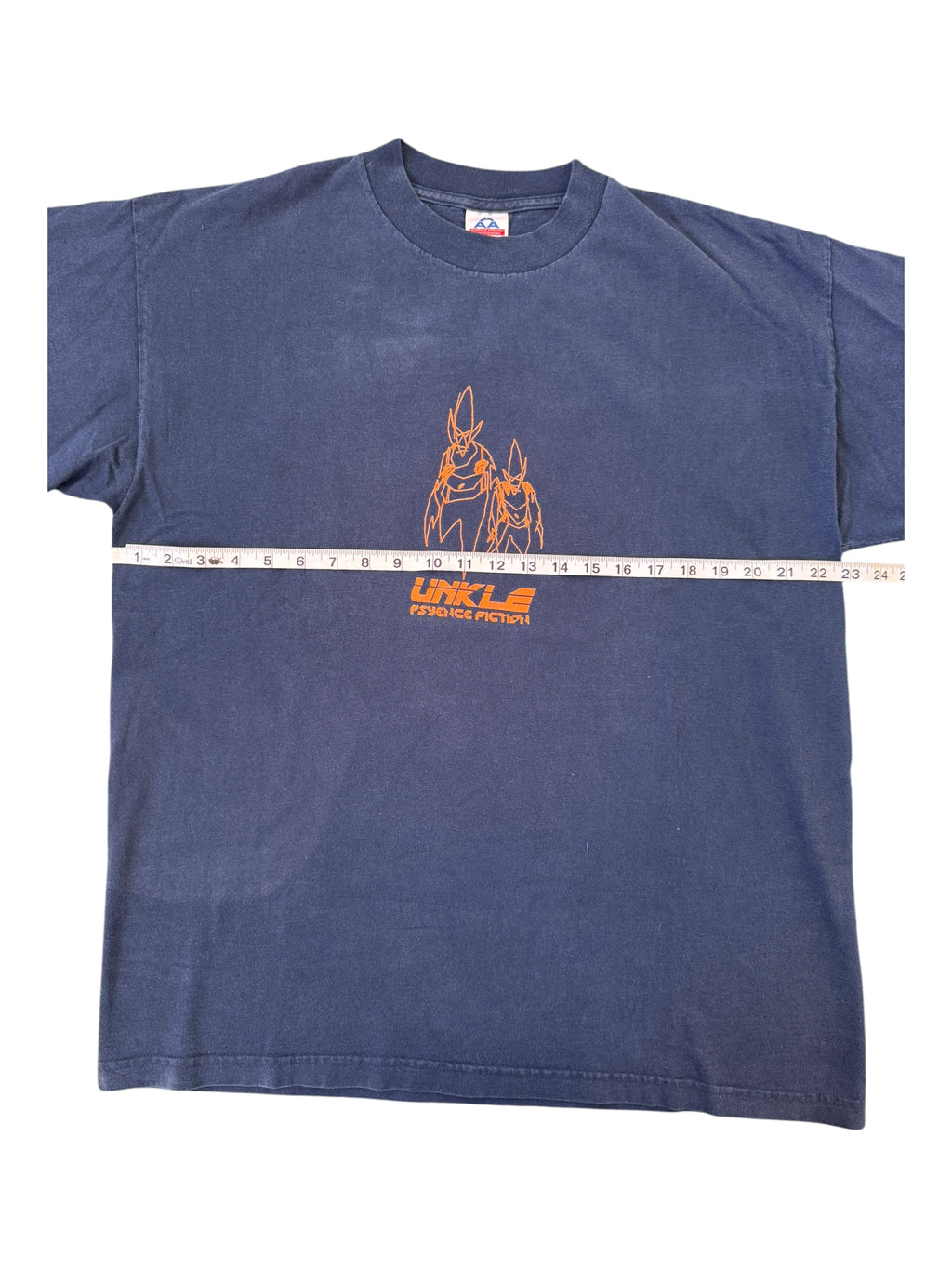 Futura 90s Navy Unkle Psyence Fiction Orange Pointman Size XL
