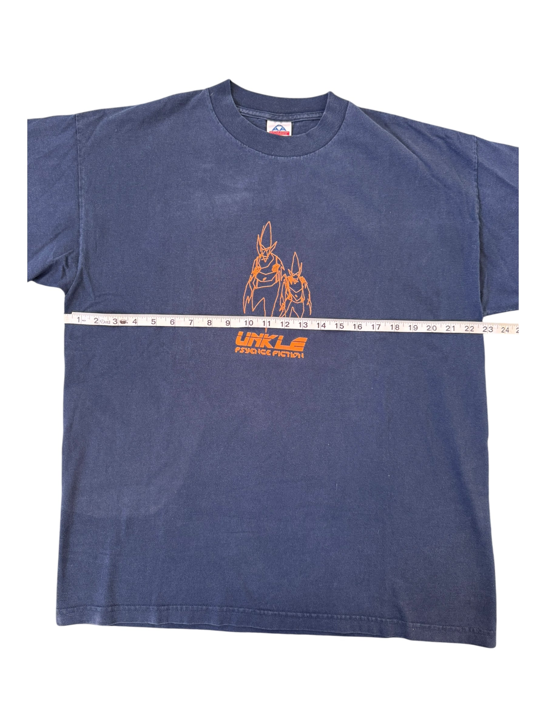 Futura 90s Navy Unkle Psyence Fiction Orange Pointman Size XL