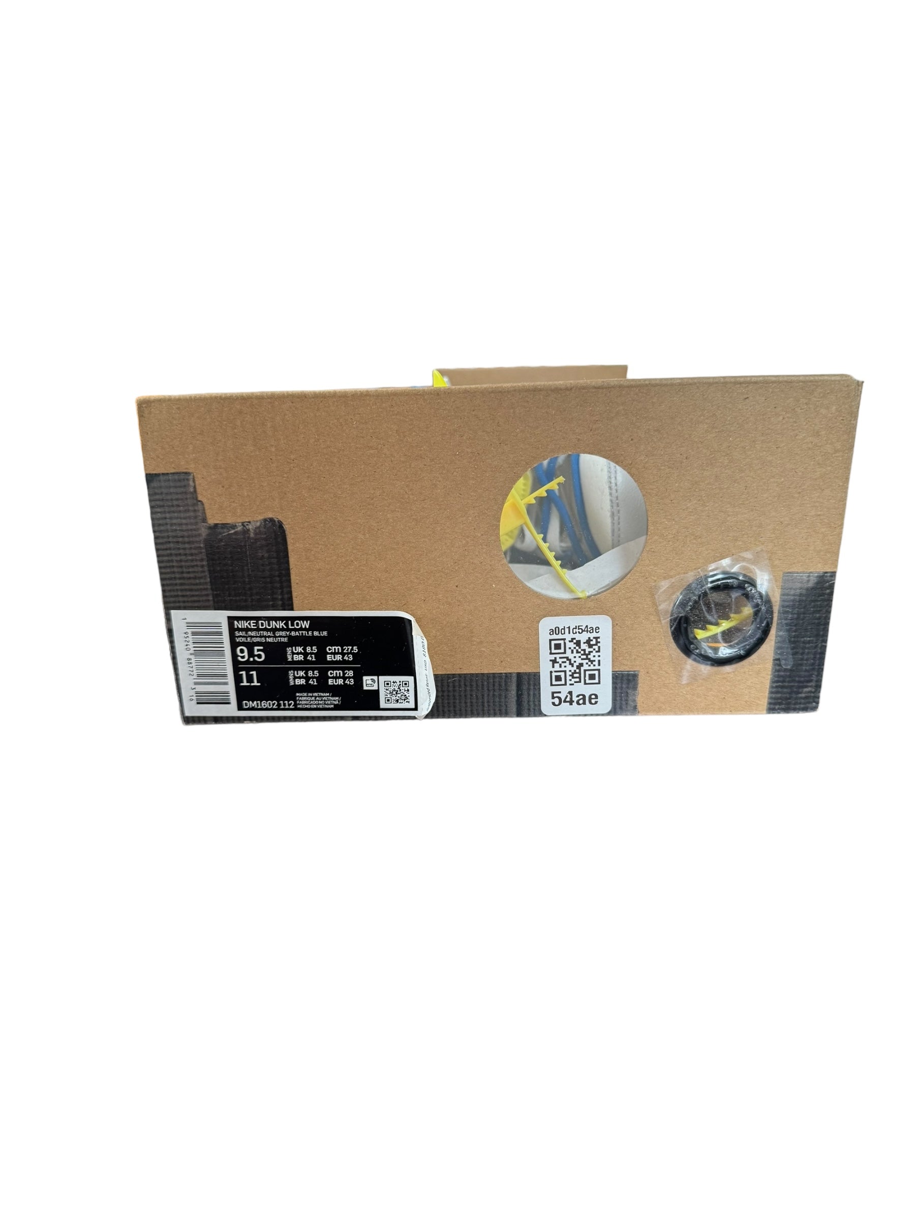 Nike Off-White x Dunk Low Lot 10 of 50 Mens US Size 9.5 Brand New Broken Zip Tie