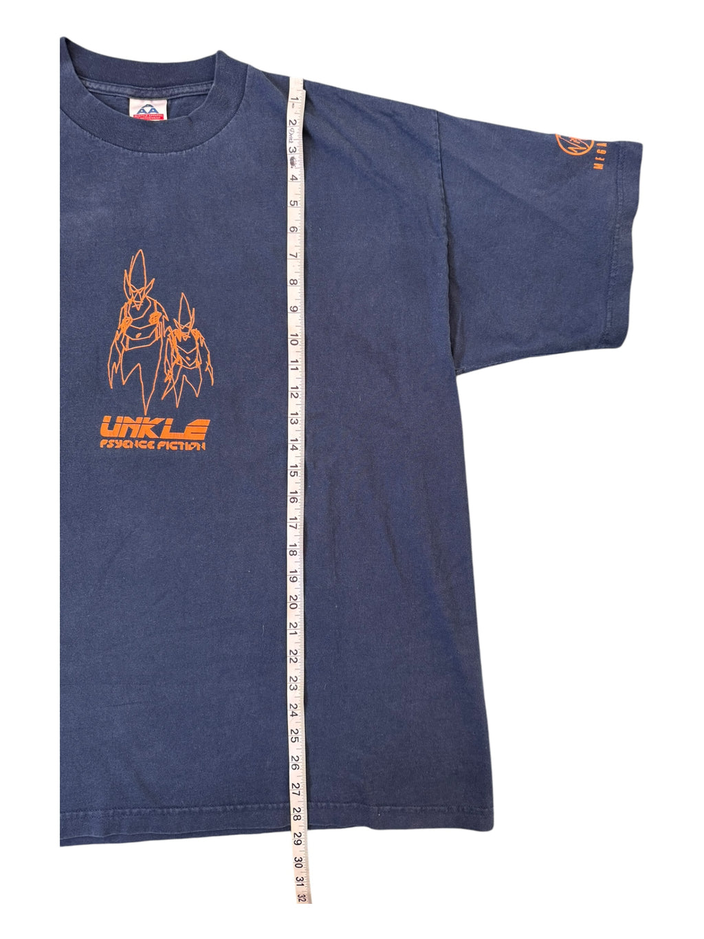 Futura 90s Navy Unkle Psyence Fiction Orange Pointman Size XL
