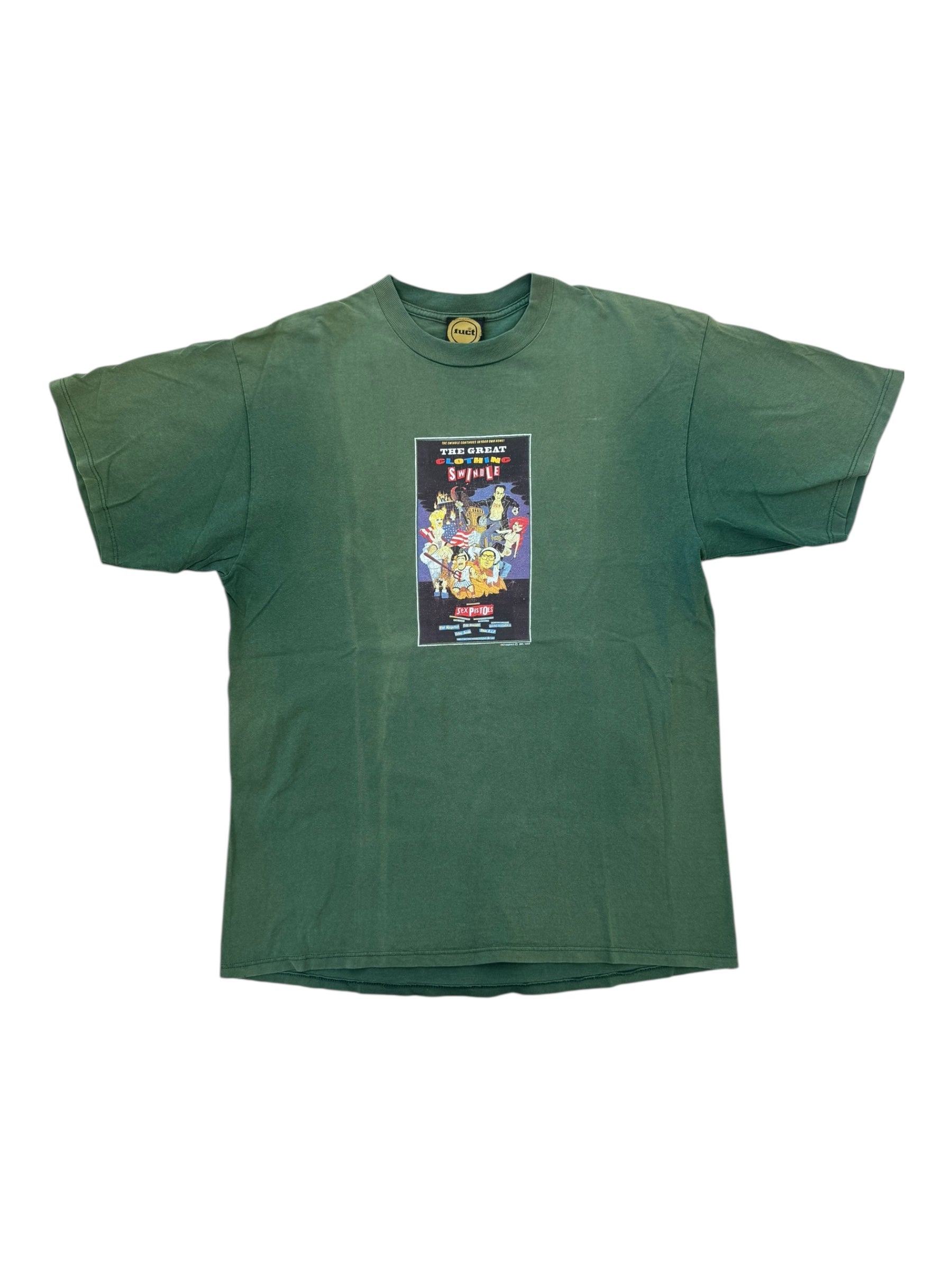 Fuct 90s Green Sex Pistols The Great Clothing Swindle Size XL
