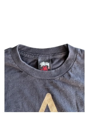 Stussy 90s Stussy x Haze Star Black T-Shirt Size Large