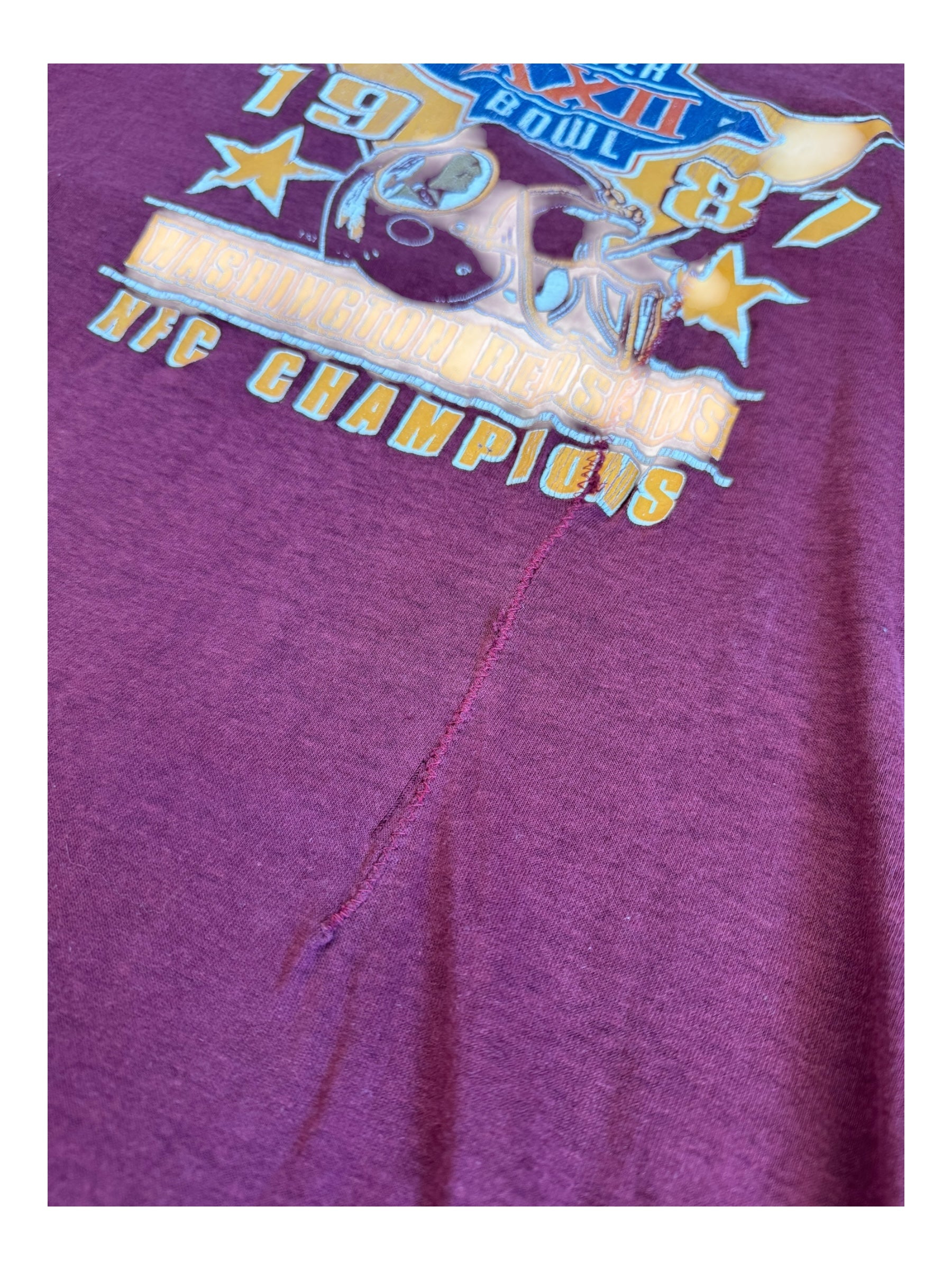 Washington Redskins Superbowl 1987 Size XL