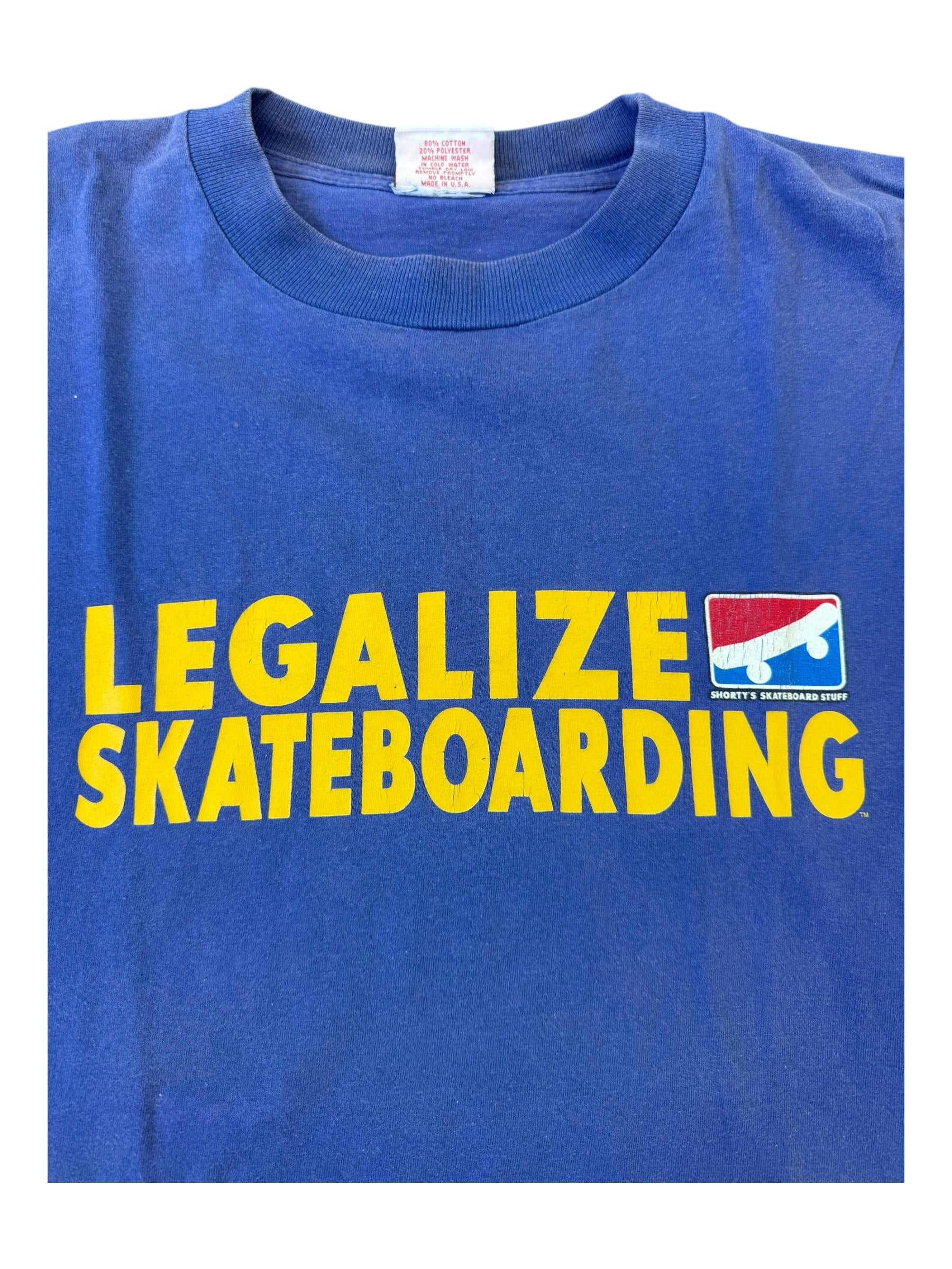 Shorty's 00s Blue Legalize Skateboarding Size XL