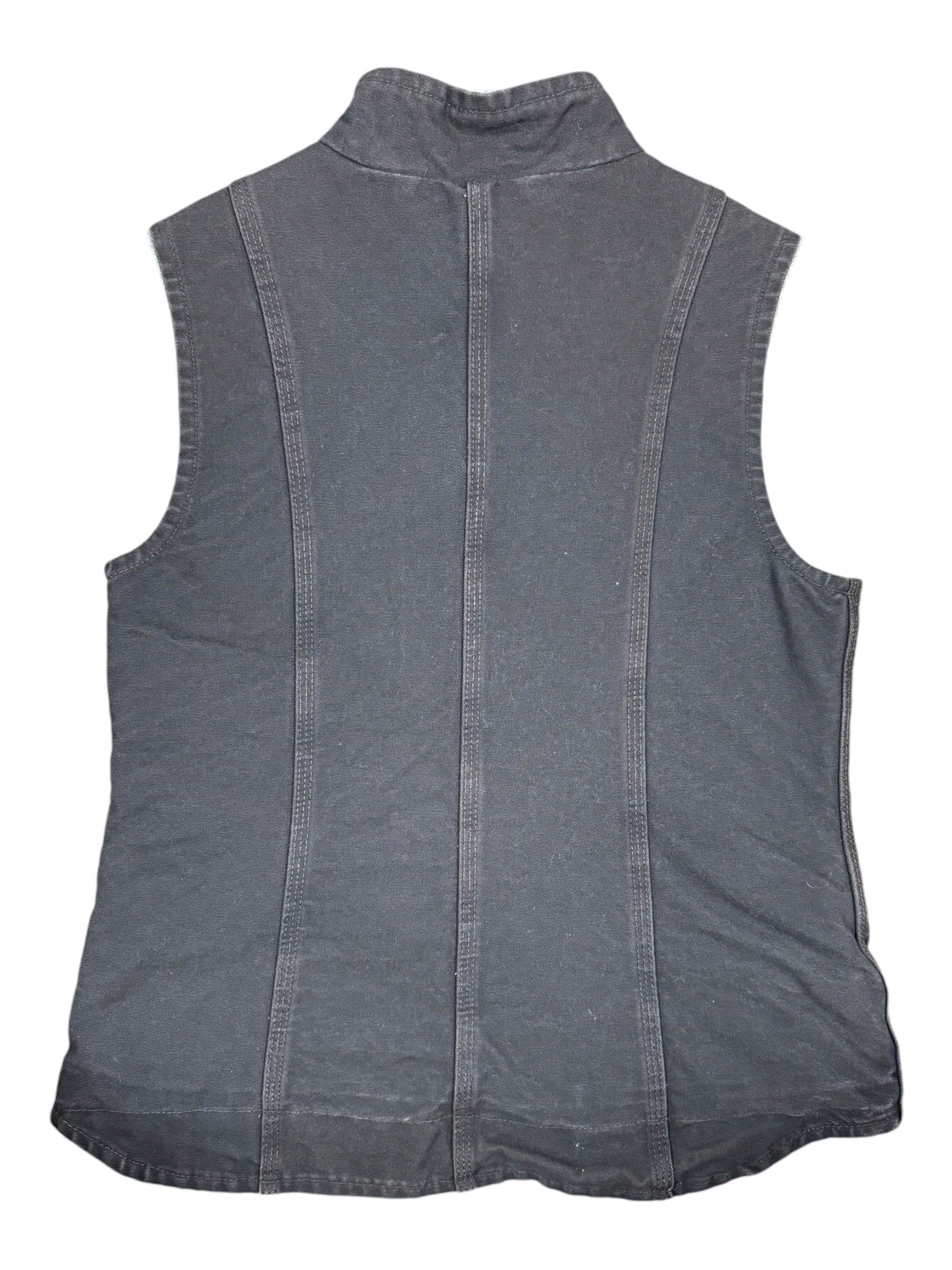 Carhartt 90s Womens Brown Sherpa Lined Vest Size Small