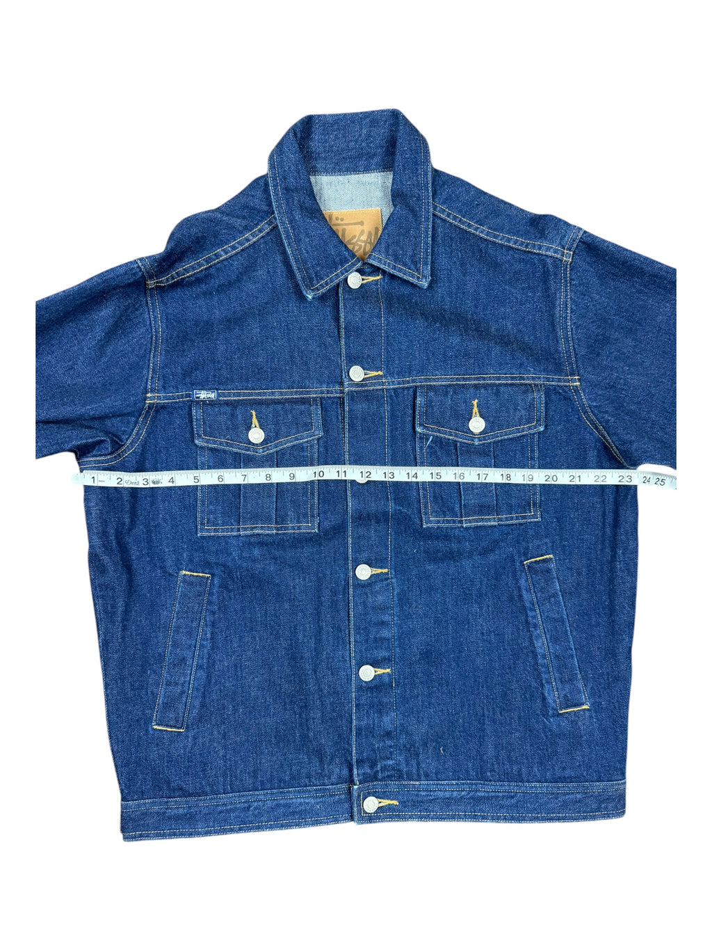 Stussy 90s Selvedge Denim Jacket Deadstock Size Large