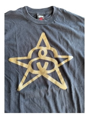 Stussy 90s Stussy x Haze Star Black T-Shirt Size Large
