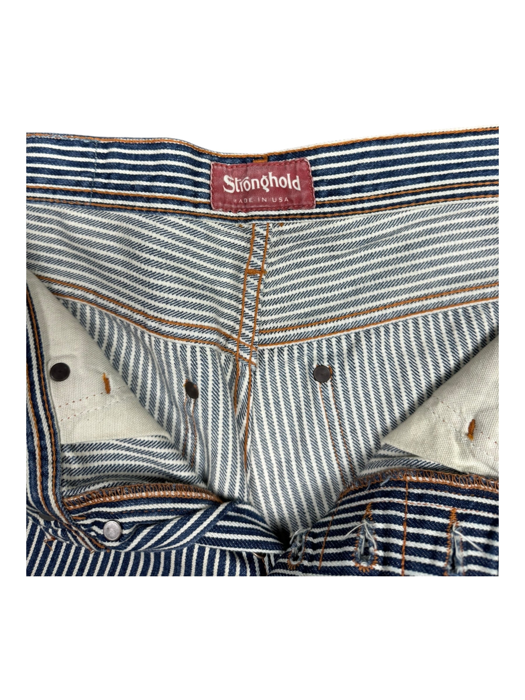 Stronghold Striped Jeans Made in USA Size 33