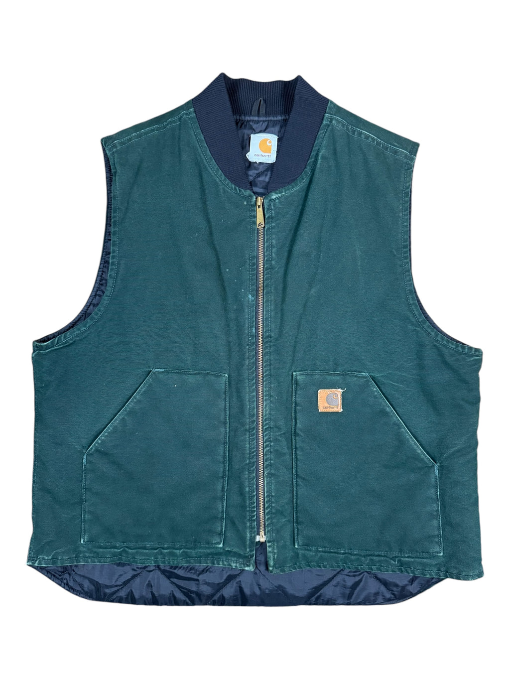 Carhartt 90s Green Vest Size Medium