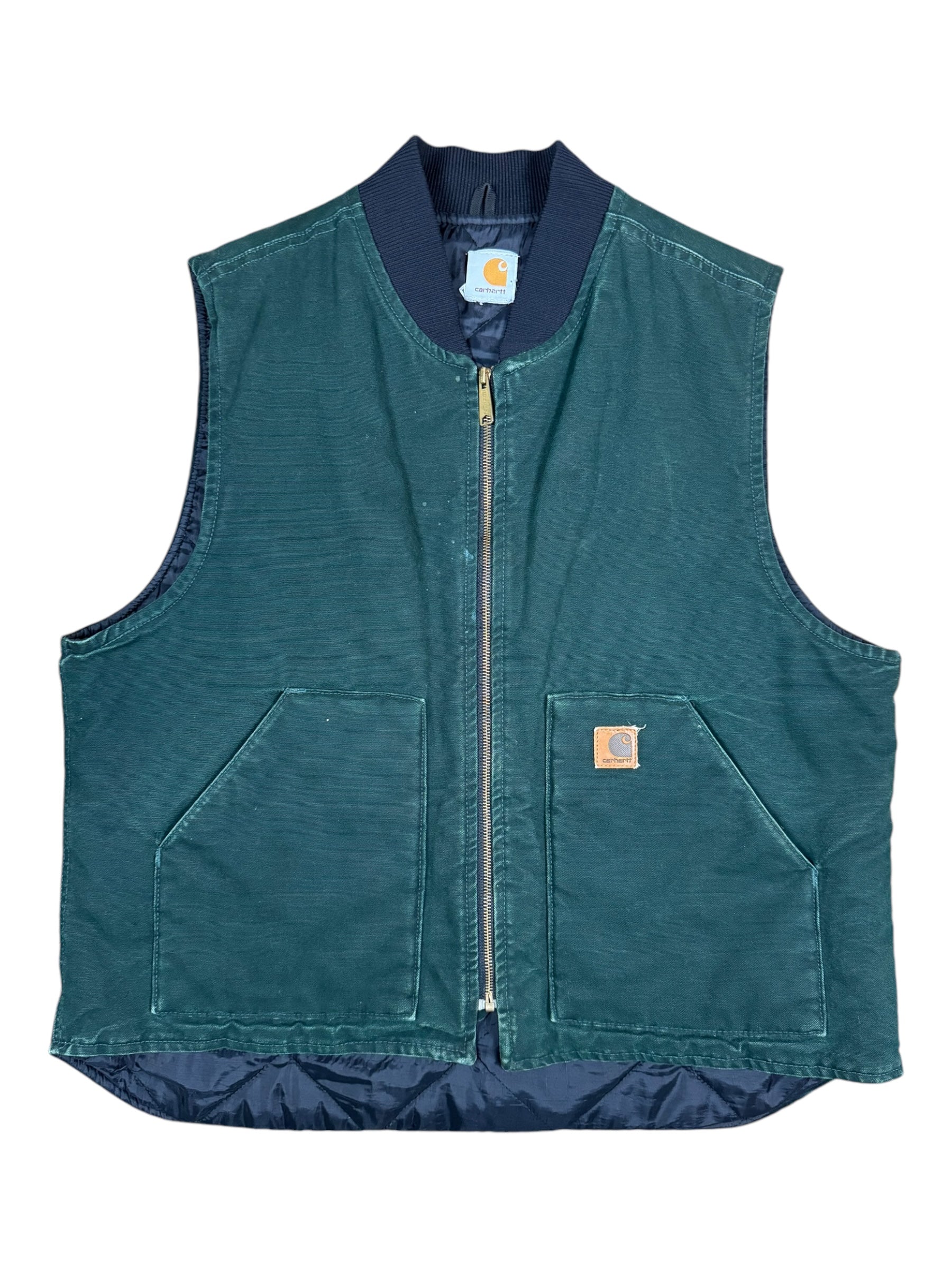 Carhartt 90s Green Vest Size Medium