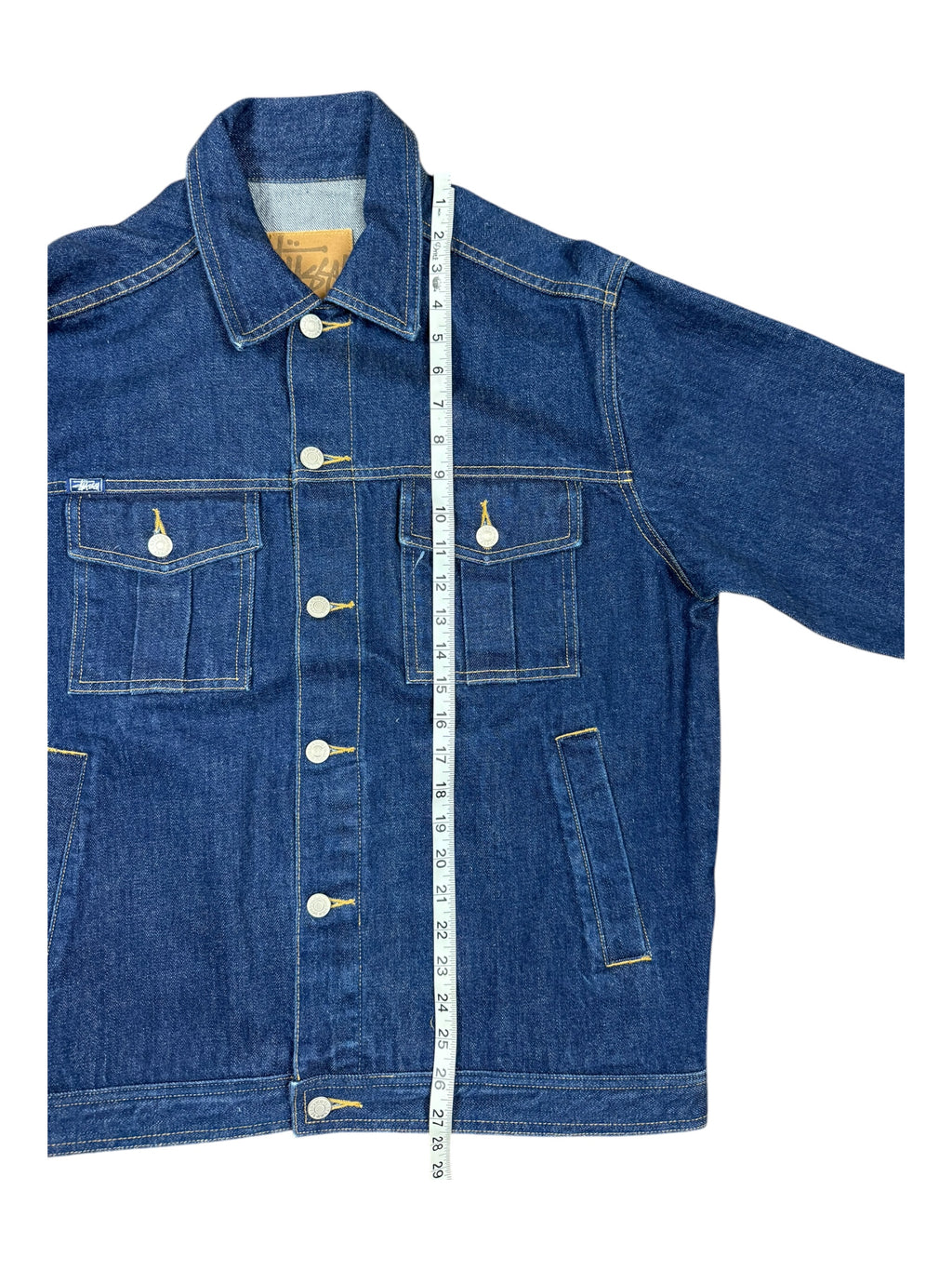 Stussy 90s Selvedge Denim Jacket Deadstock Size Large