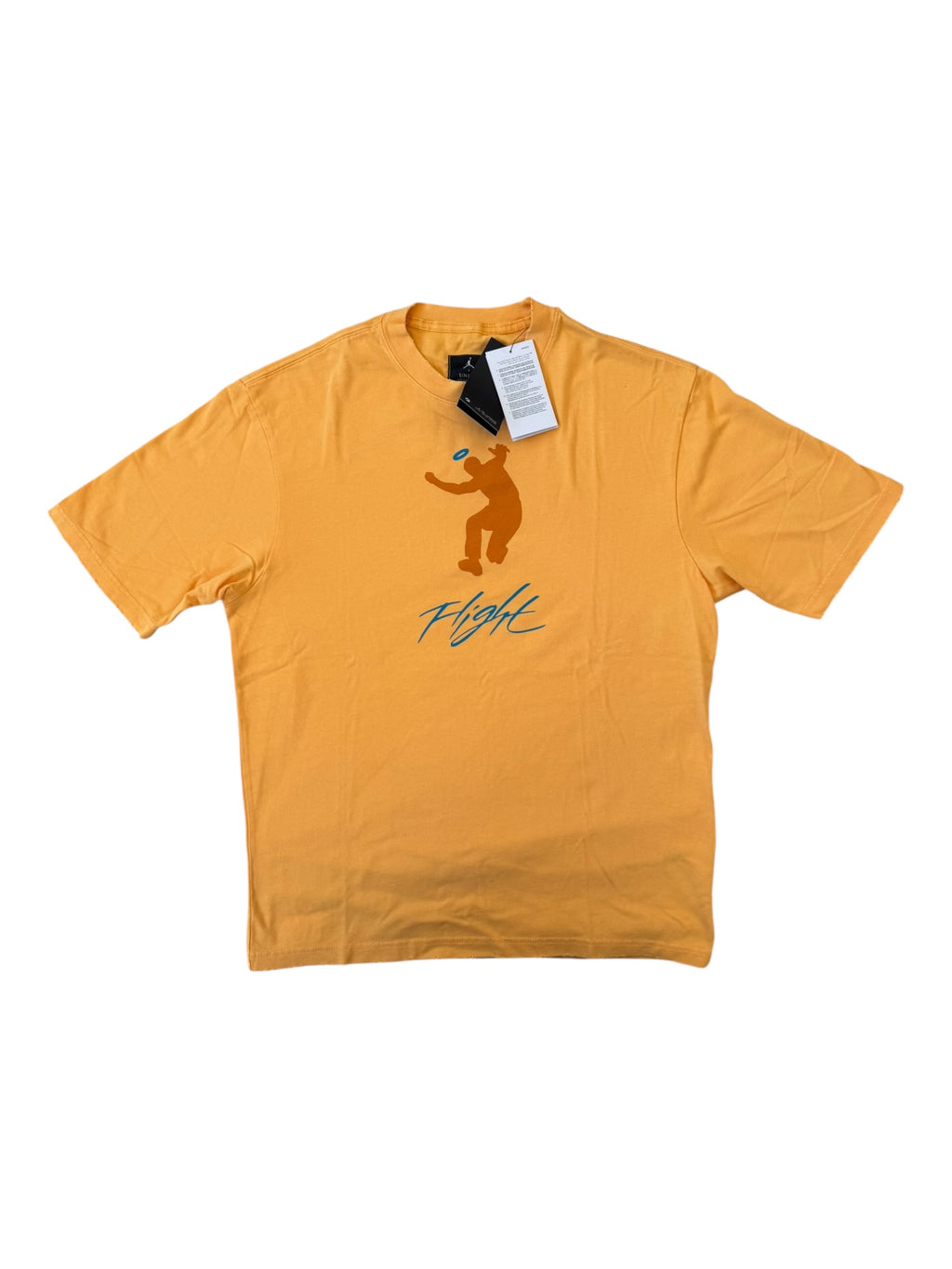 Union x Jordan Frontman Flight Yellow T-Shirt Size Medium New w/ Tags