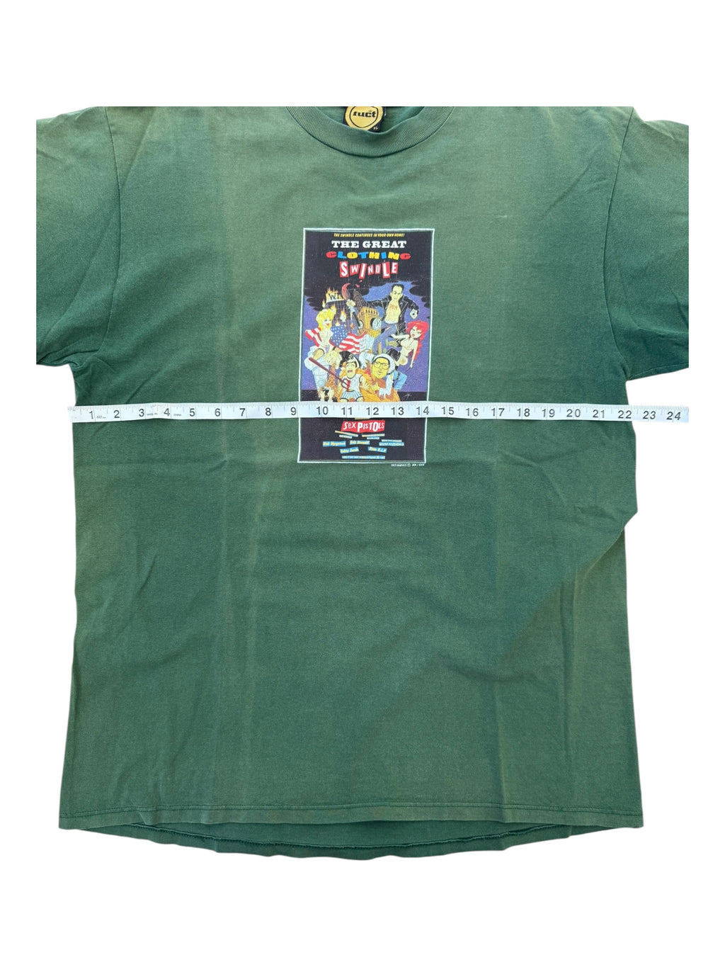 Fuct 90s Green Sex Pistols The Great Clothing Swindle Size XL