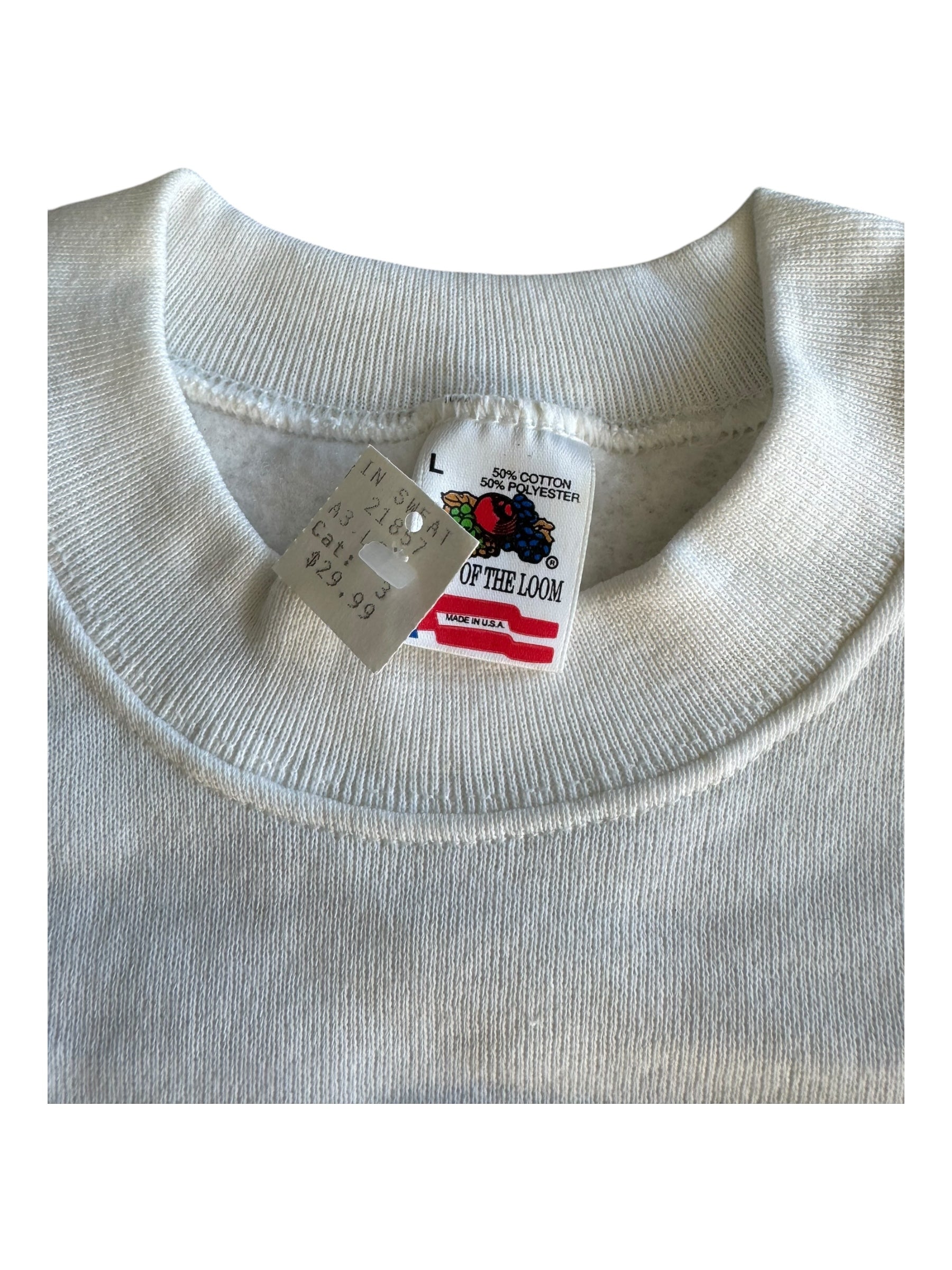 Clinton Gore Sweatshirt 90s Presidential Inauguration Sz Large Deadstock