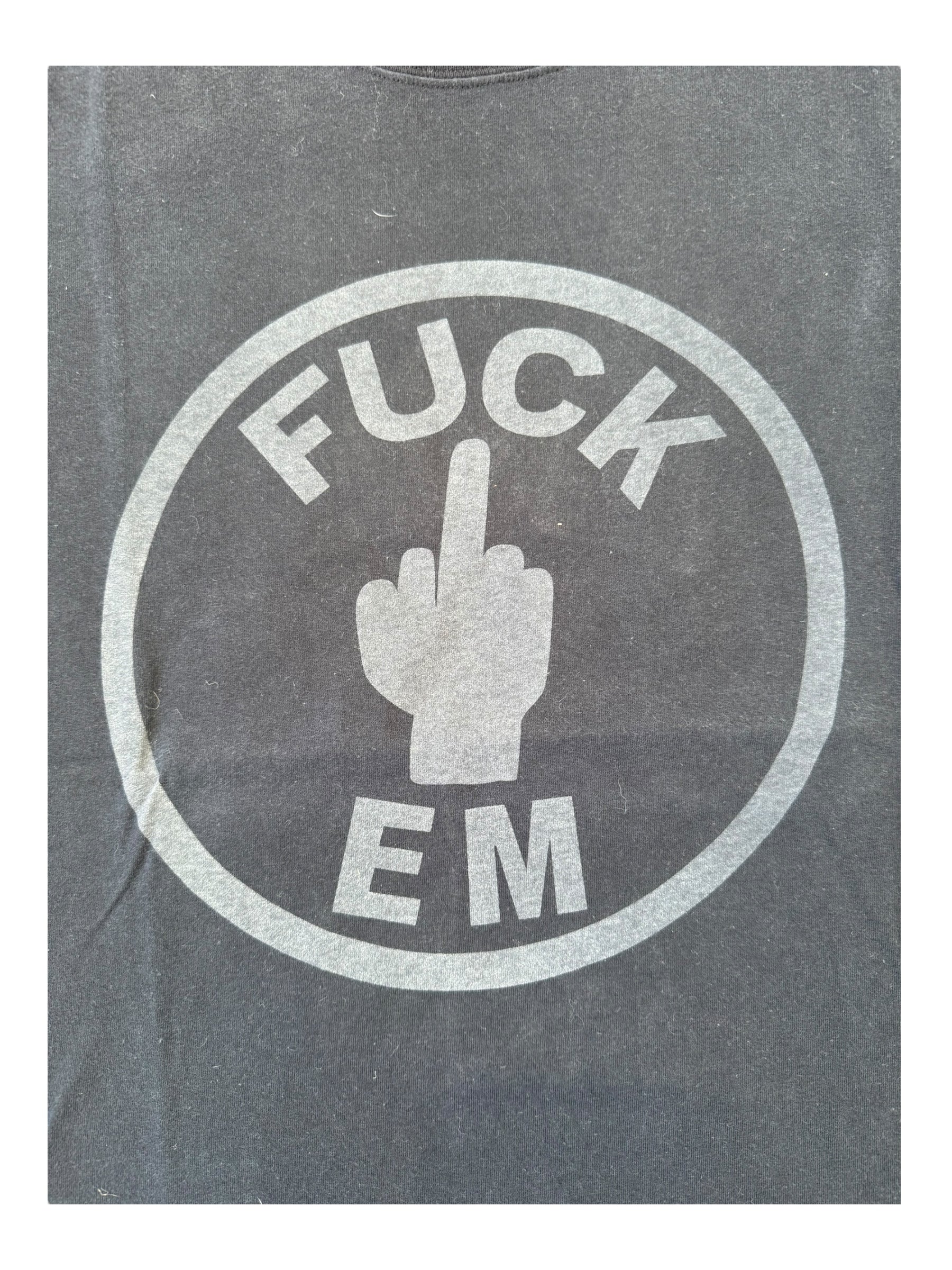 Neighborhood 90s Fragment Design Fuck Em T-shirt Size Medium