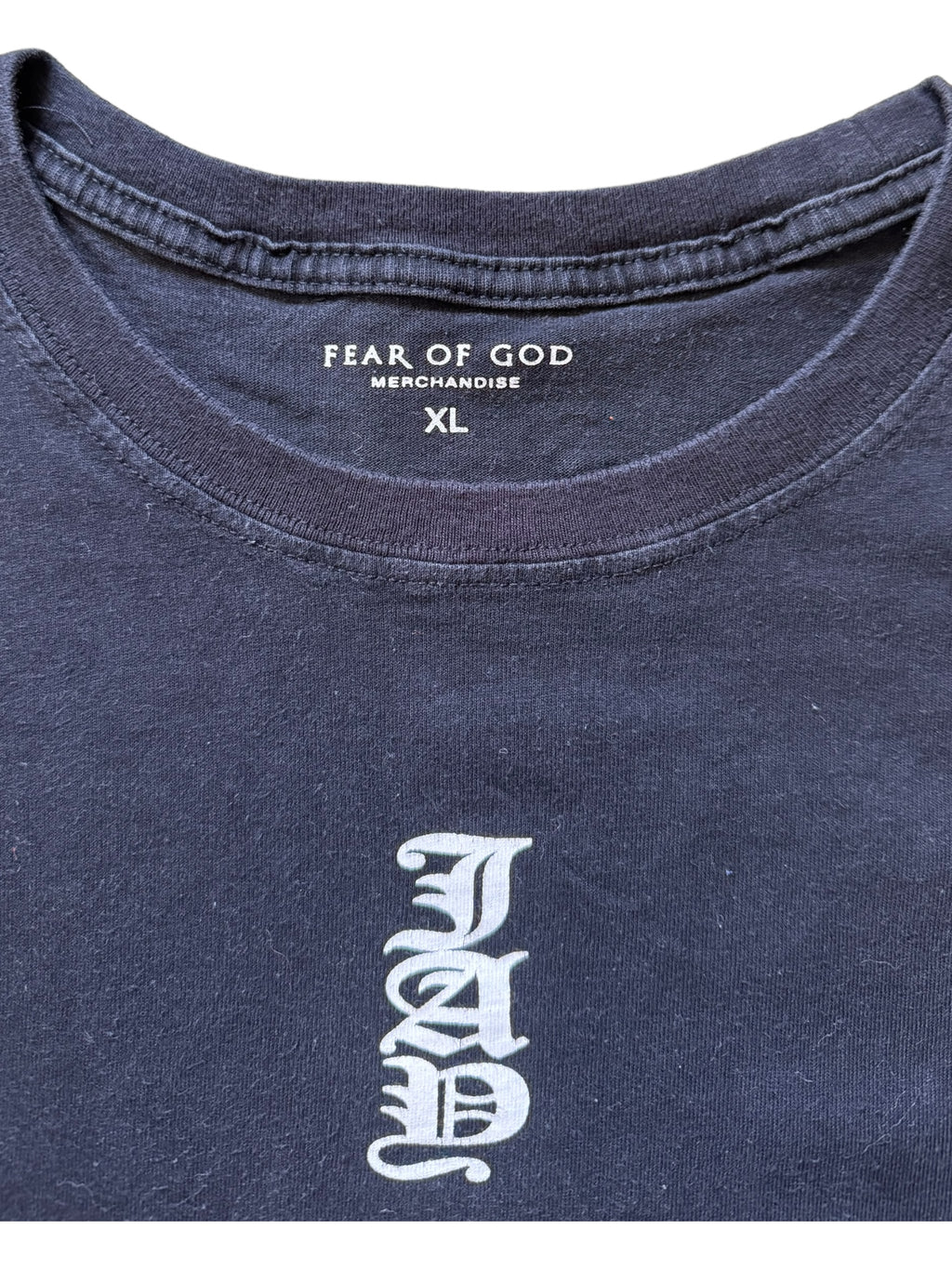 Fear of God Jay Z The Forum Tour 4:44 Long Sleeve XL Black