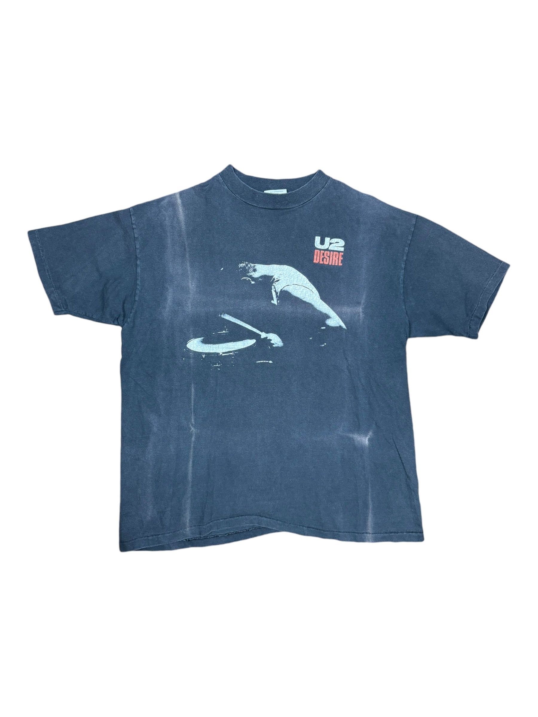 U2 1988 "Desire" Super Faded Size XLarge