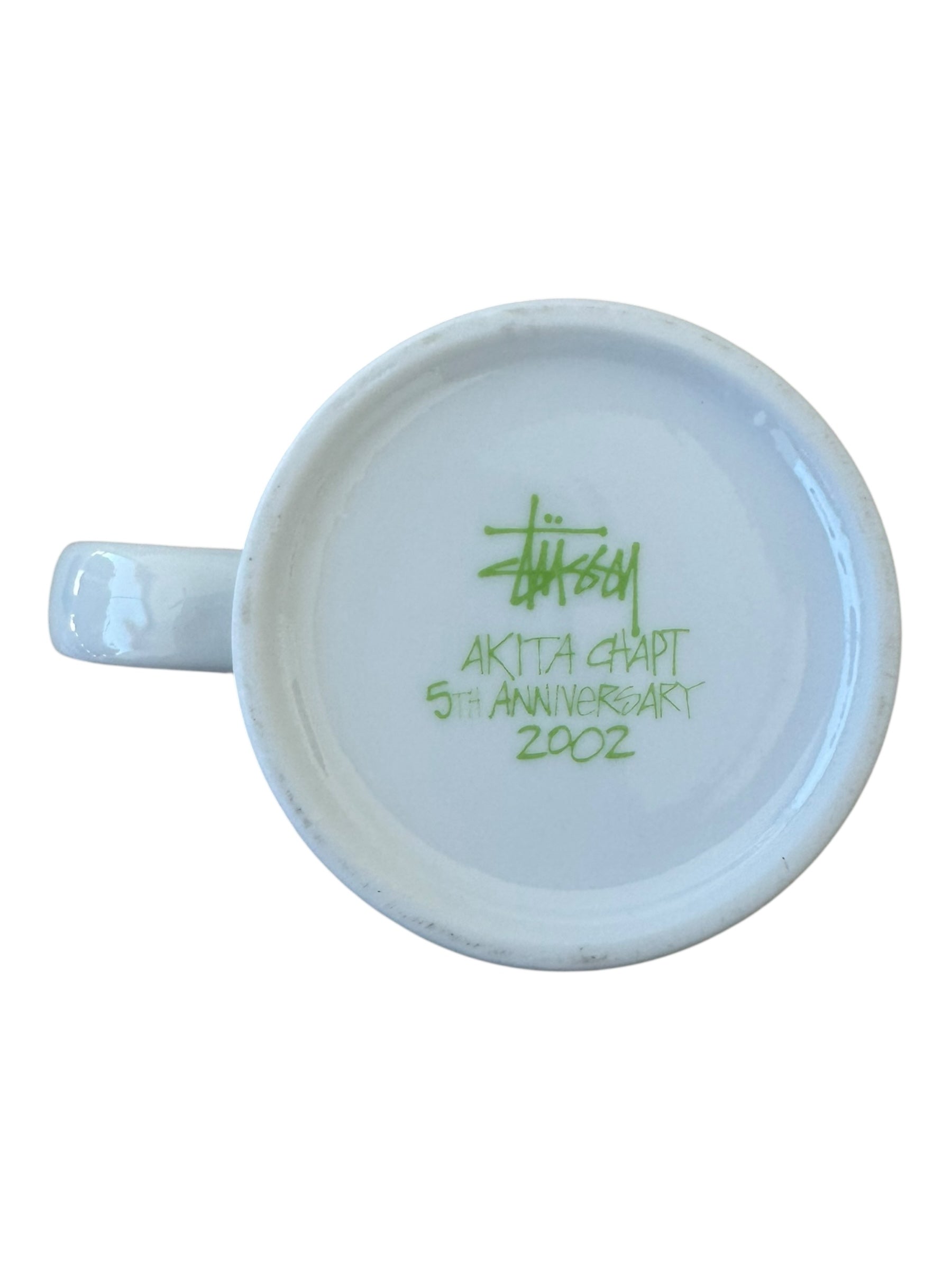 Stussy 2002 Akita 5th Anniversary Mug Flowers