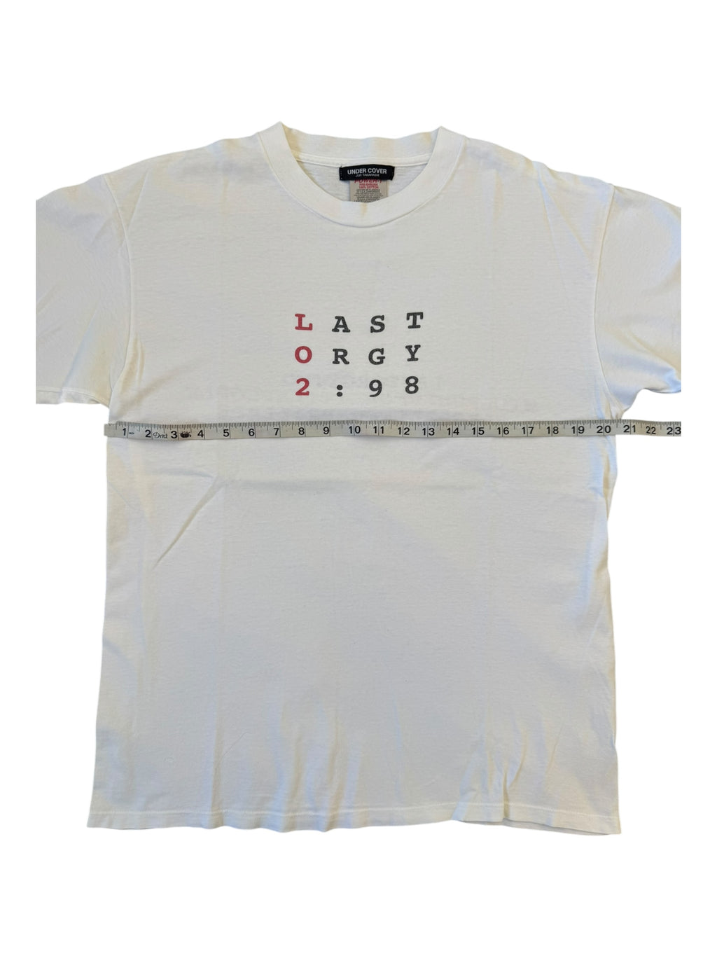 Bape 90s Last Orgy Two 1998 Oneita Size Large