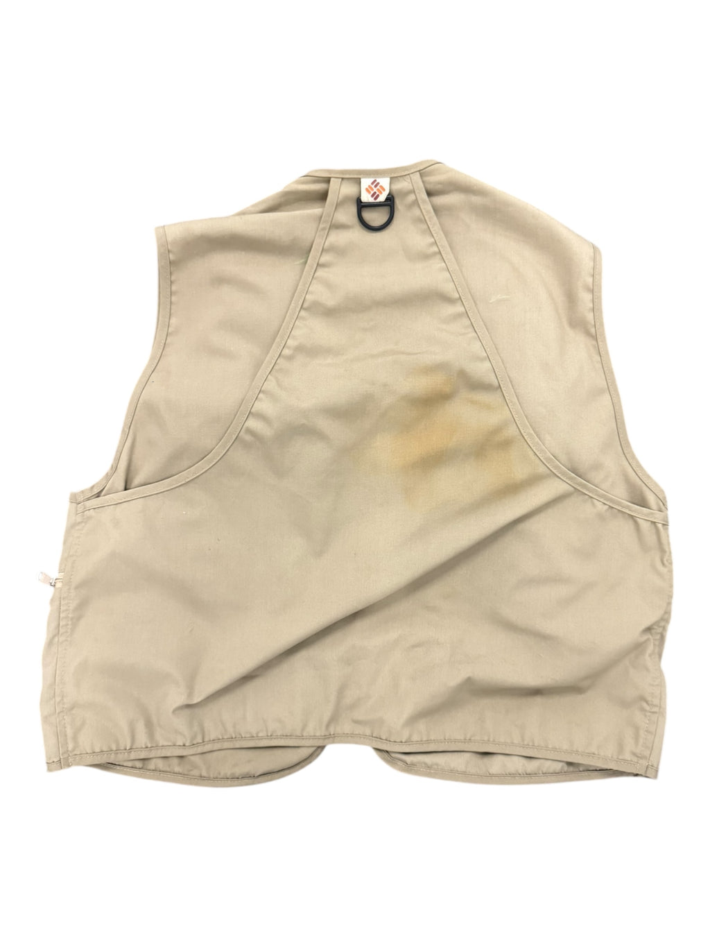 Columbia 80s Tan Outdoor Fly Fishing Vest Size
