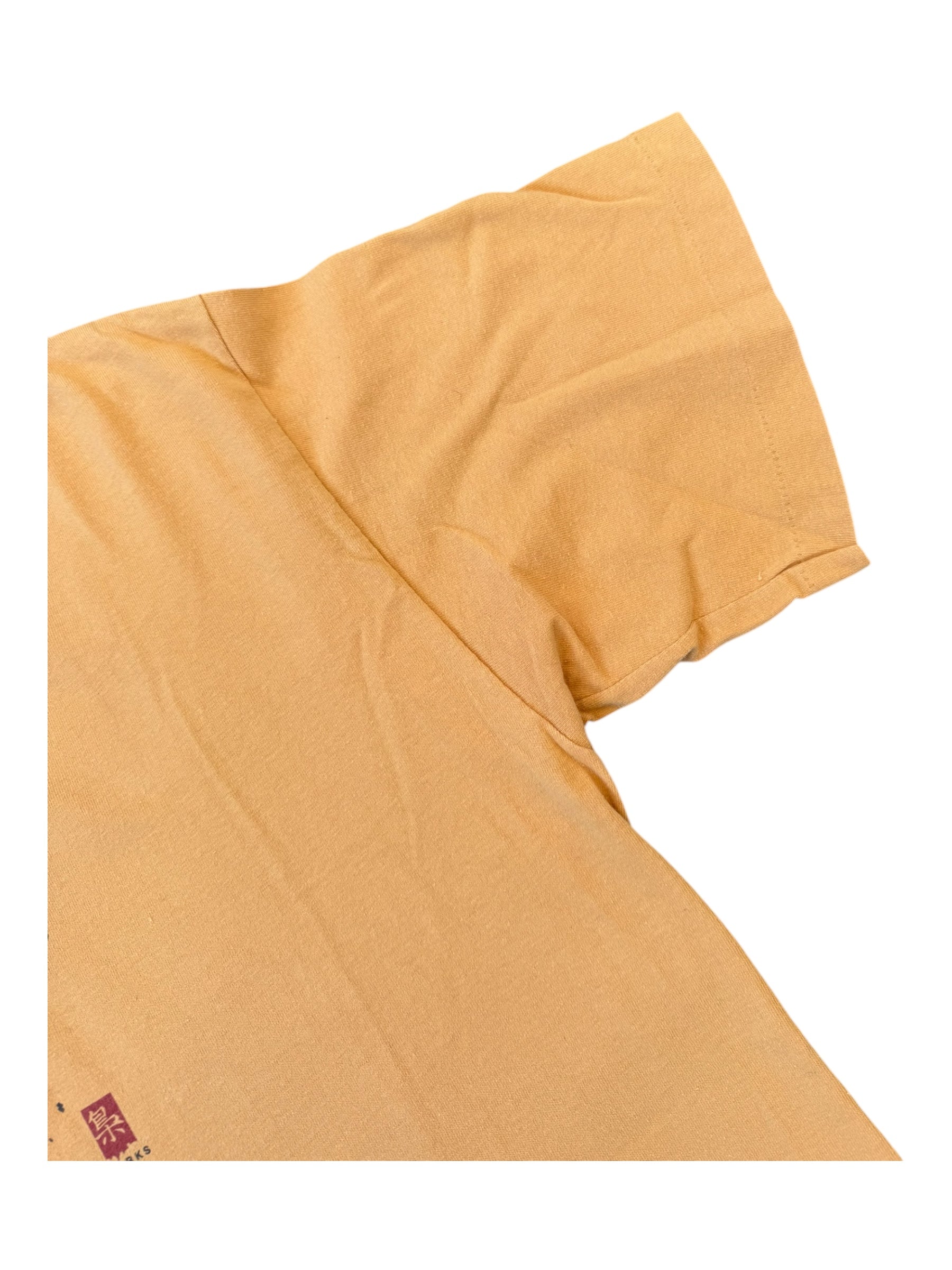 Union 90s Iron Man Starks Yellow T-Shirt Size Medium