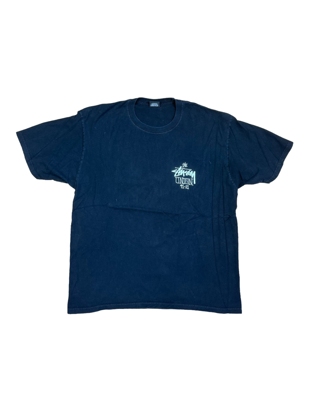 Union x Stussy Roller Disco Black T-Shirt Size XL