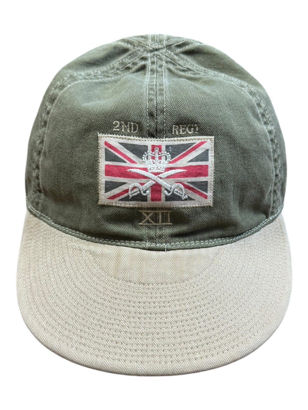 Polo Ralph Lauren 90s Bill Brim Fitted Dad Hat 2nd Regt XII British Army