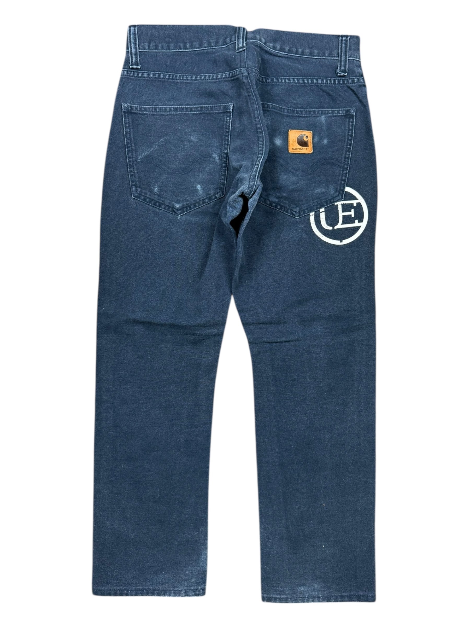 Carhartt x Uniform Expirement x Fragment Design Star Embroidered Black Jeans Size 28