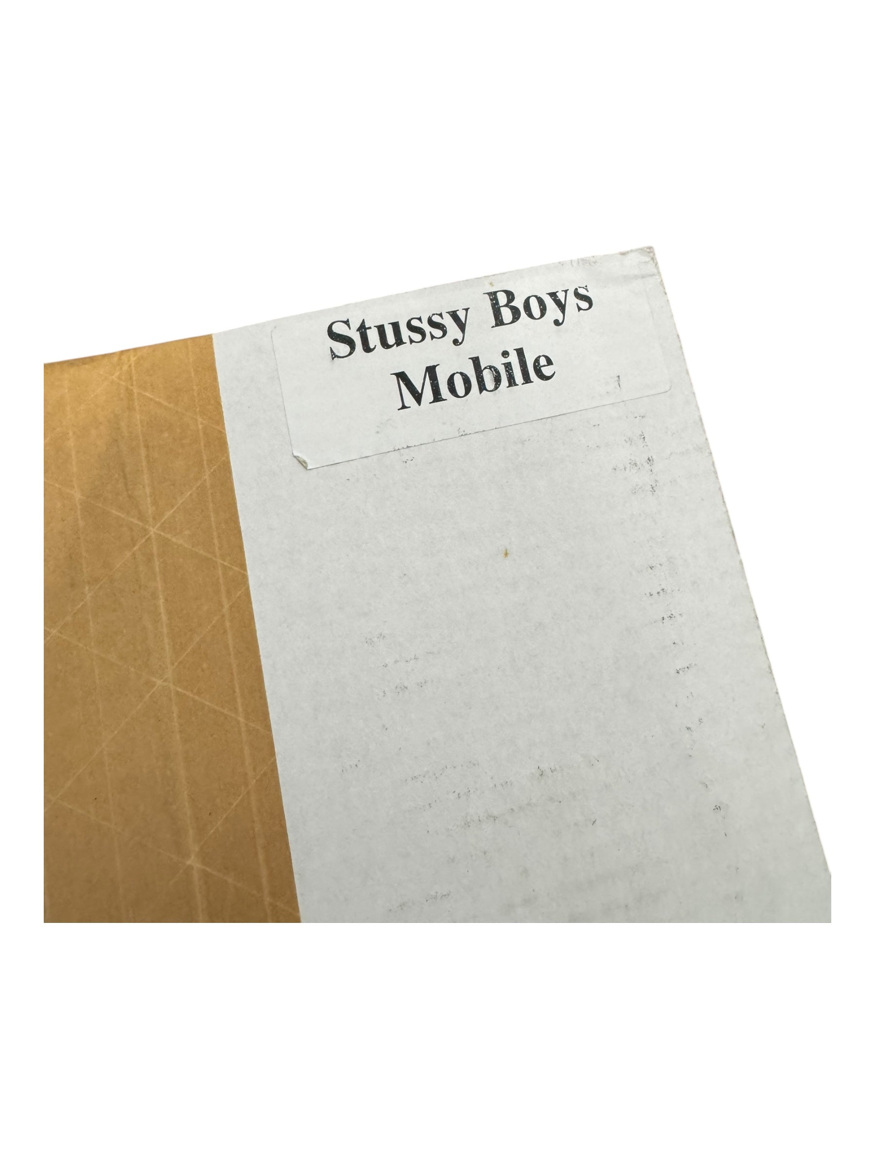 Stussy 00s Red Pop Up Store Display Deadstock