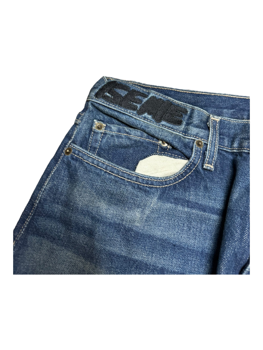 Cactus Jack x Fragment Design Denim Jeans Sz 32 Selvedge Embroidered