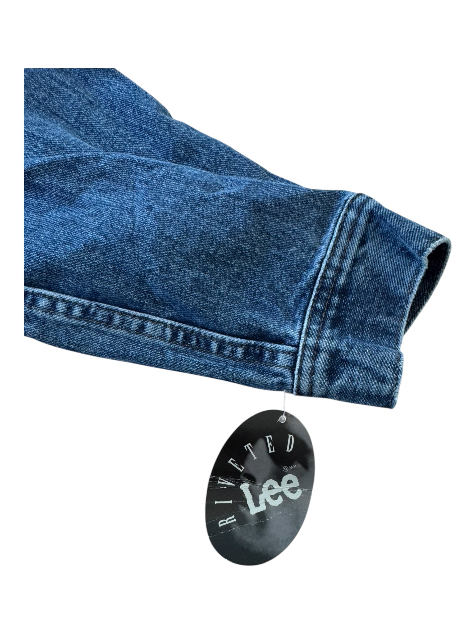 X Games 90s Crew Member Lee Riveted Denim Jacket ESPN Deadstock Size XL