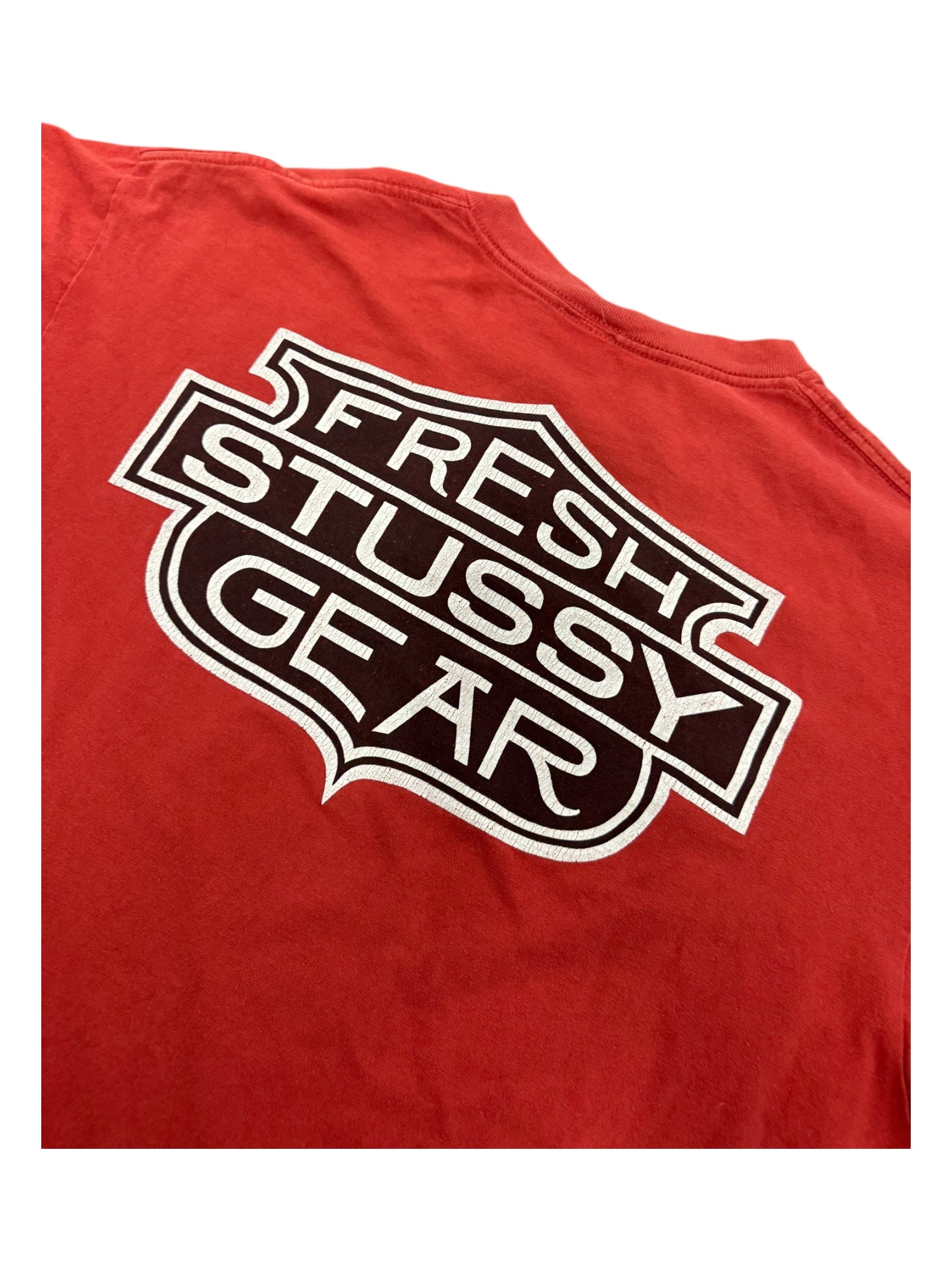 Stussy 90s Stussy Fresh Gear Burnt Orange Color Size XL