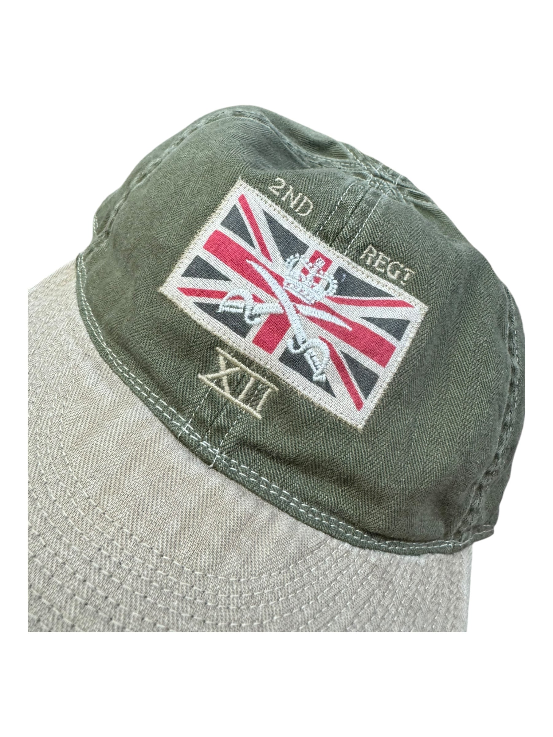 Polo Ralph Lauren 90s Bill Brim Fitted Dad Hat 2nd Regt XII British Army