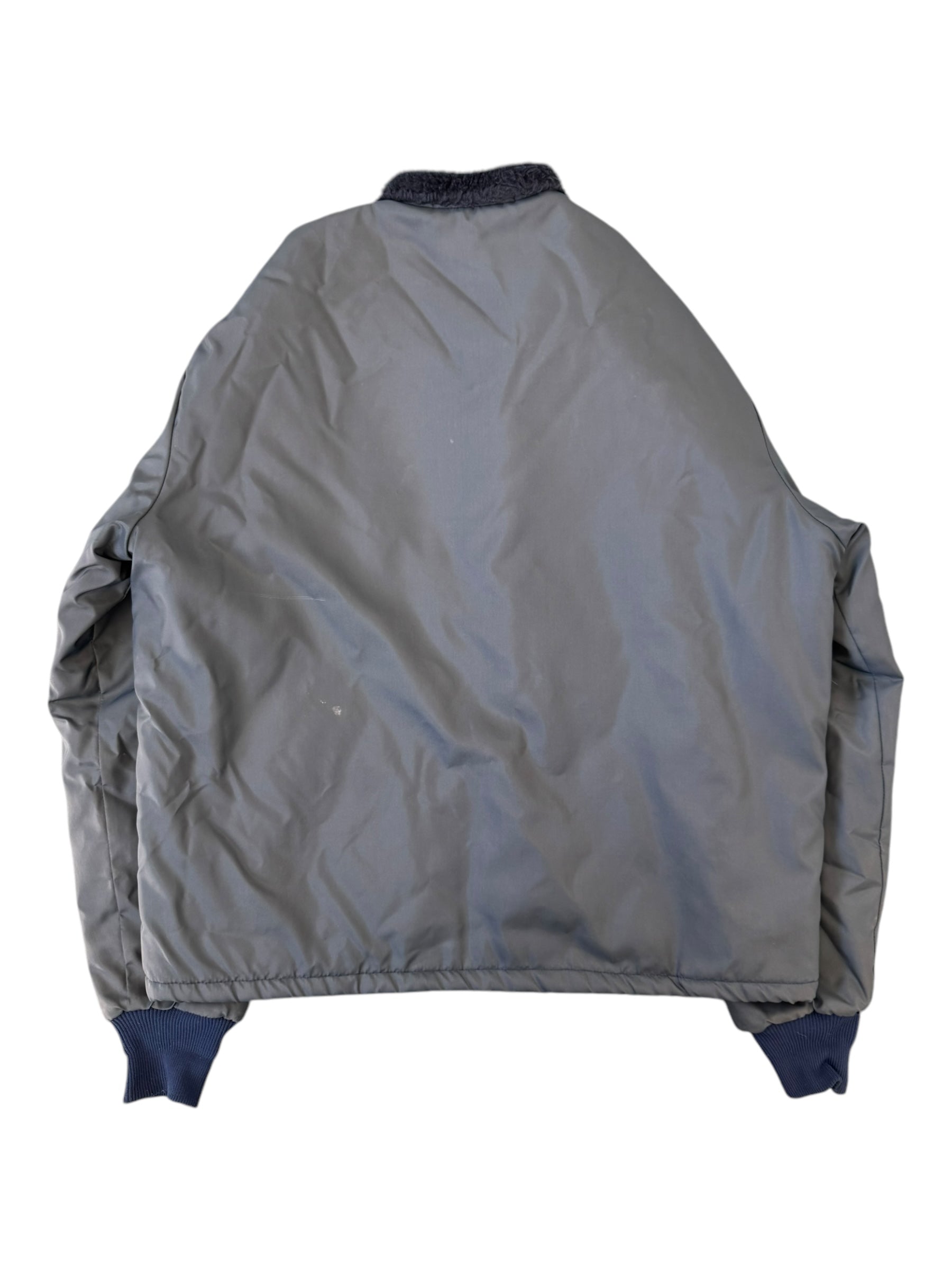 Ford Mustang Cobra Shelby Racing Jacket Black Sherpa Lined Size Large