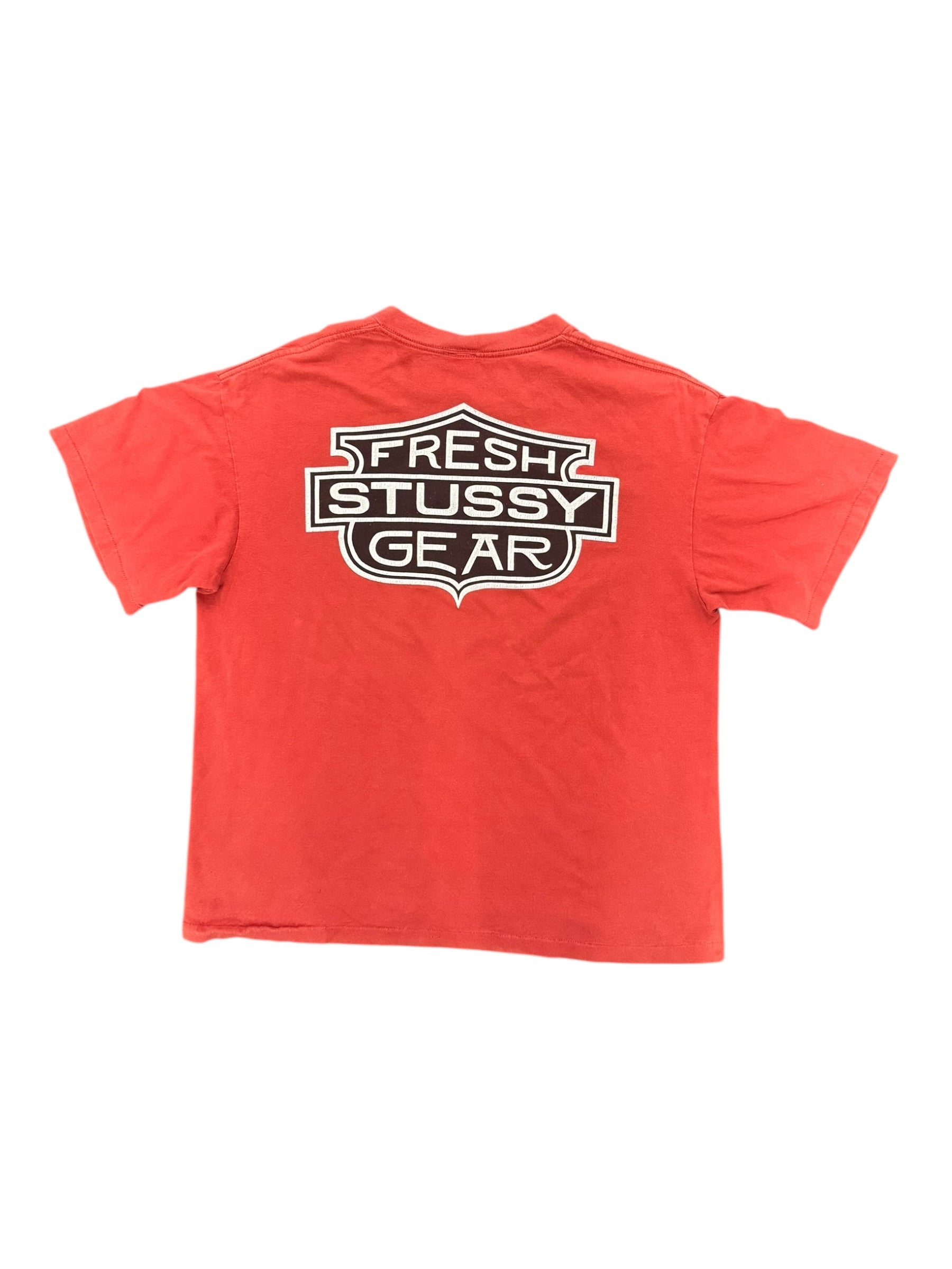 Stussy 90s Stussy Fresh Gear Burnt Orange Color Size XL