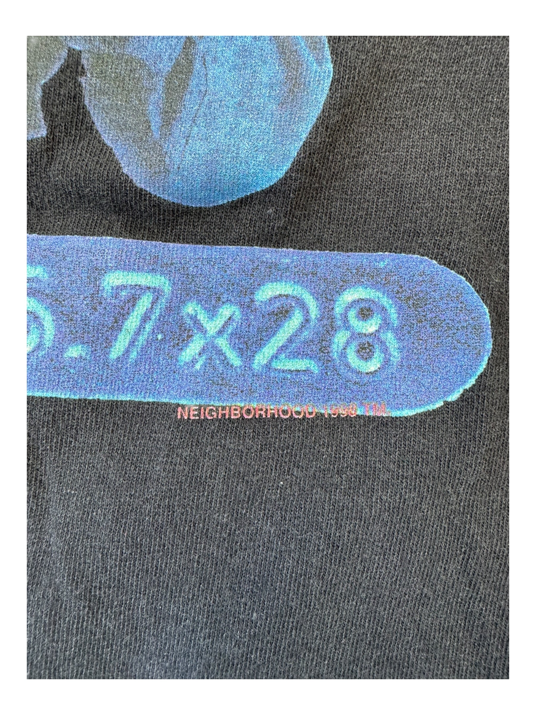 Neighborhood 90s Black P90 Cal 5.7 x 28 Gemtech Longsleeve Size Small