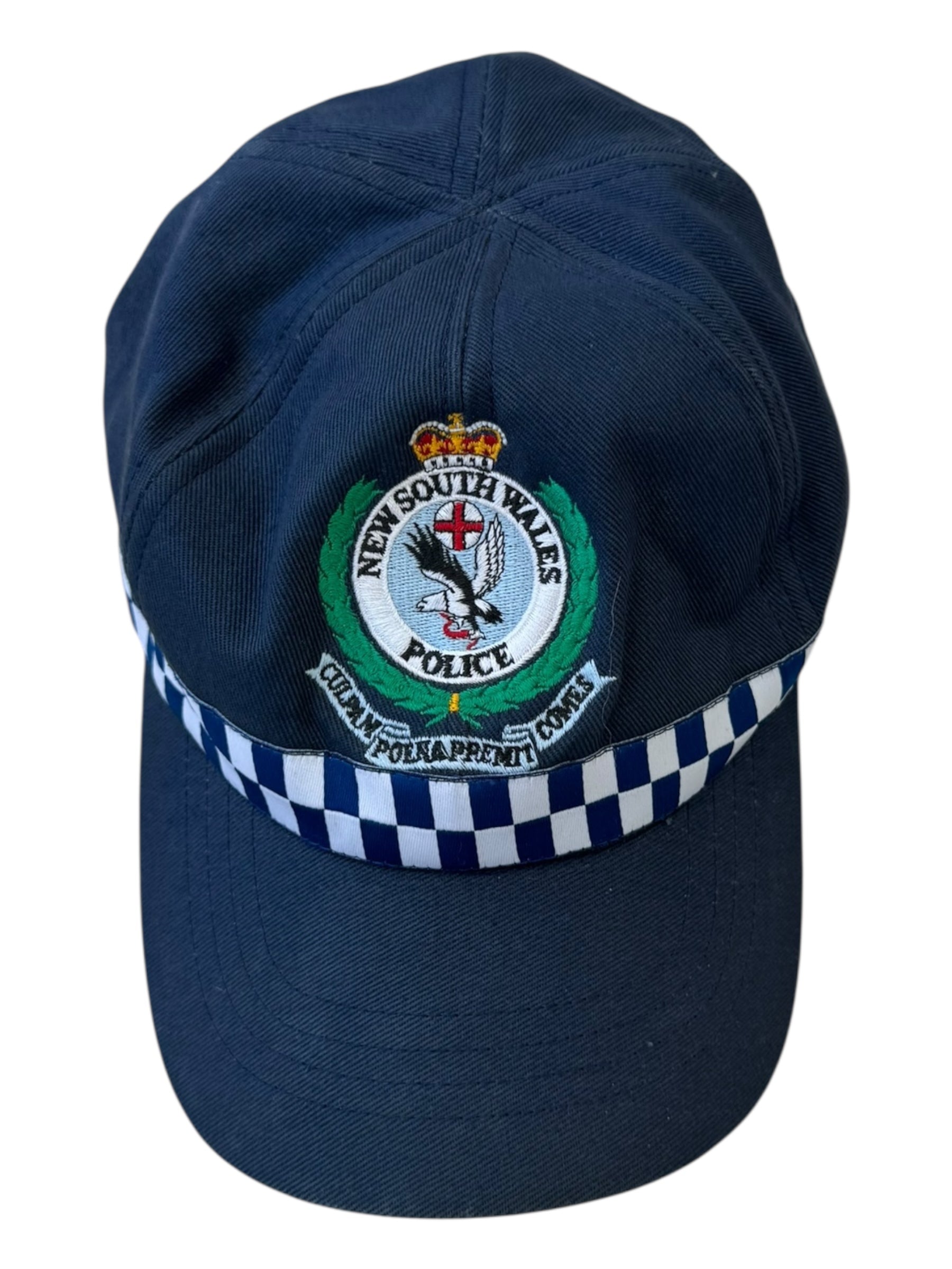 New South Wales Checkered Police Hat Strapback