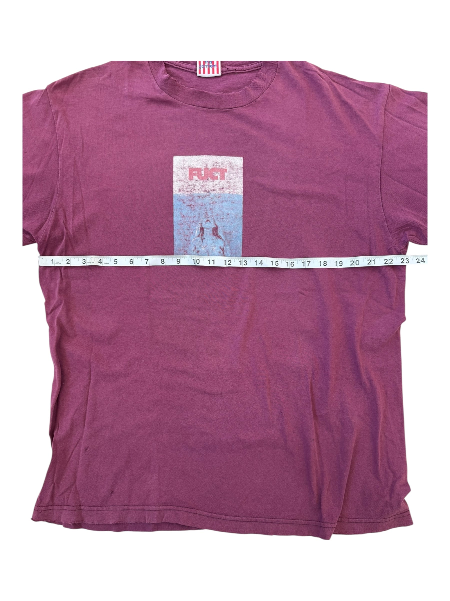 Fuct 90s Burgundy Jaws Rip Size XL