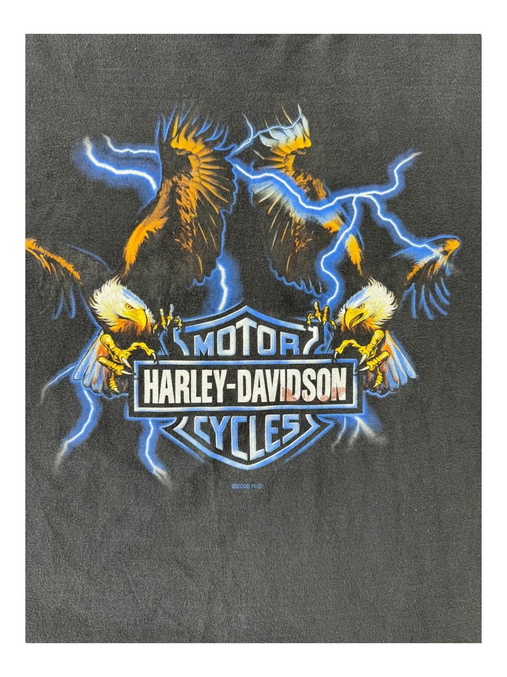 Harley Davidson 90s Black Lightning Eagles Size XL