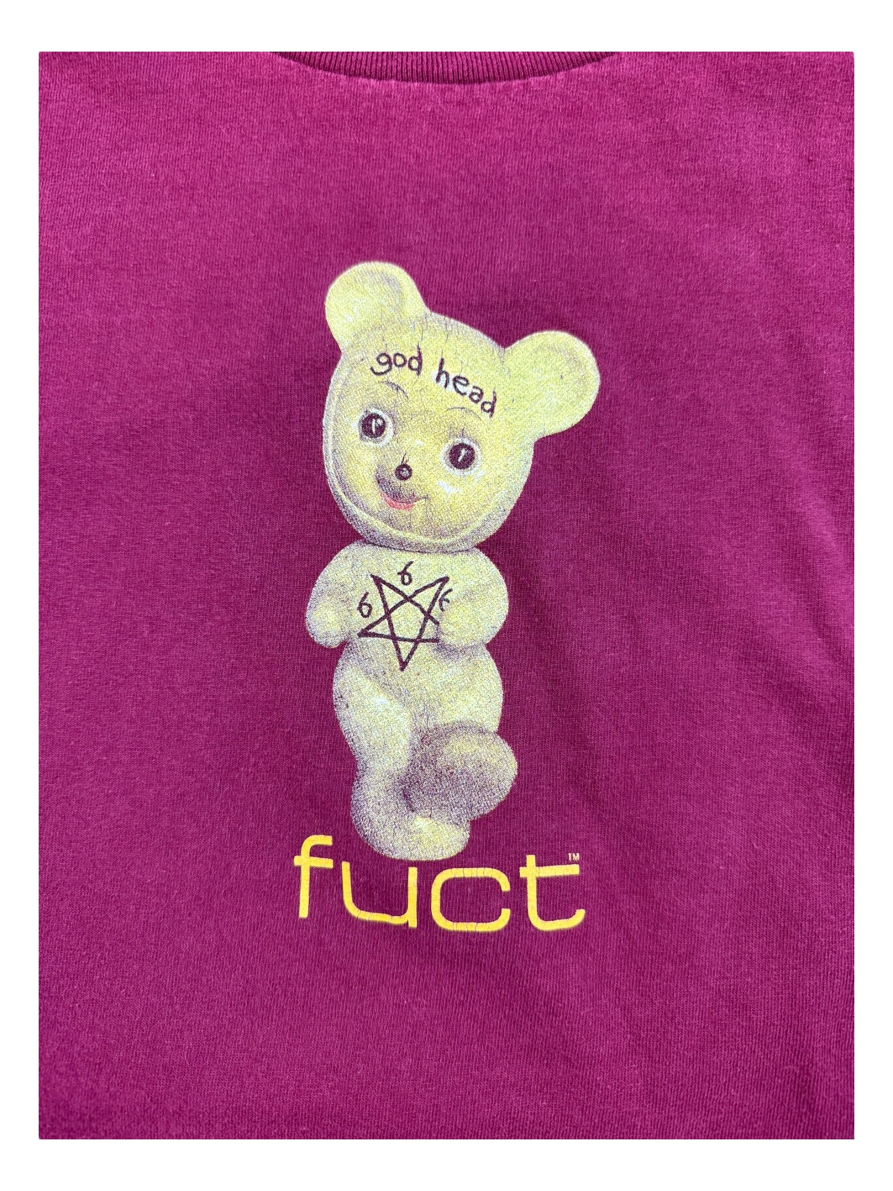 Fuct Burgundy God Head Remake Size XL