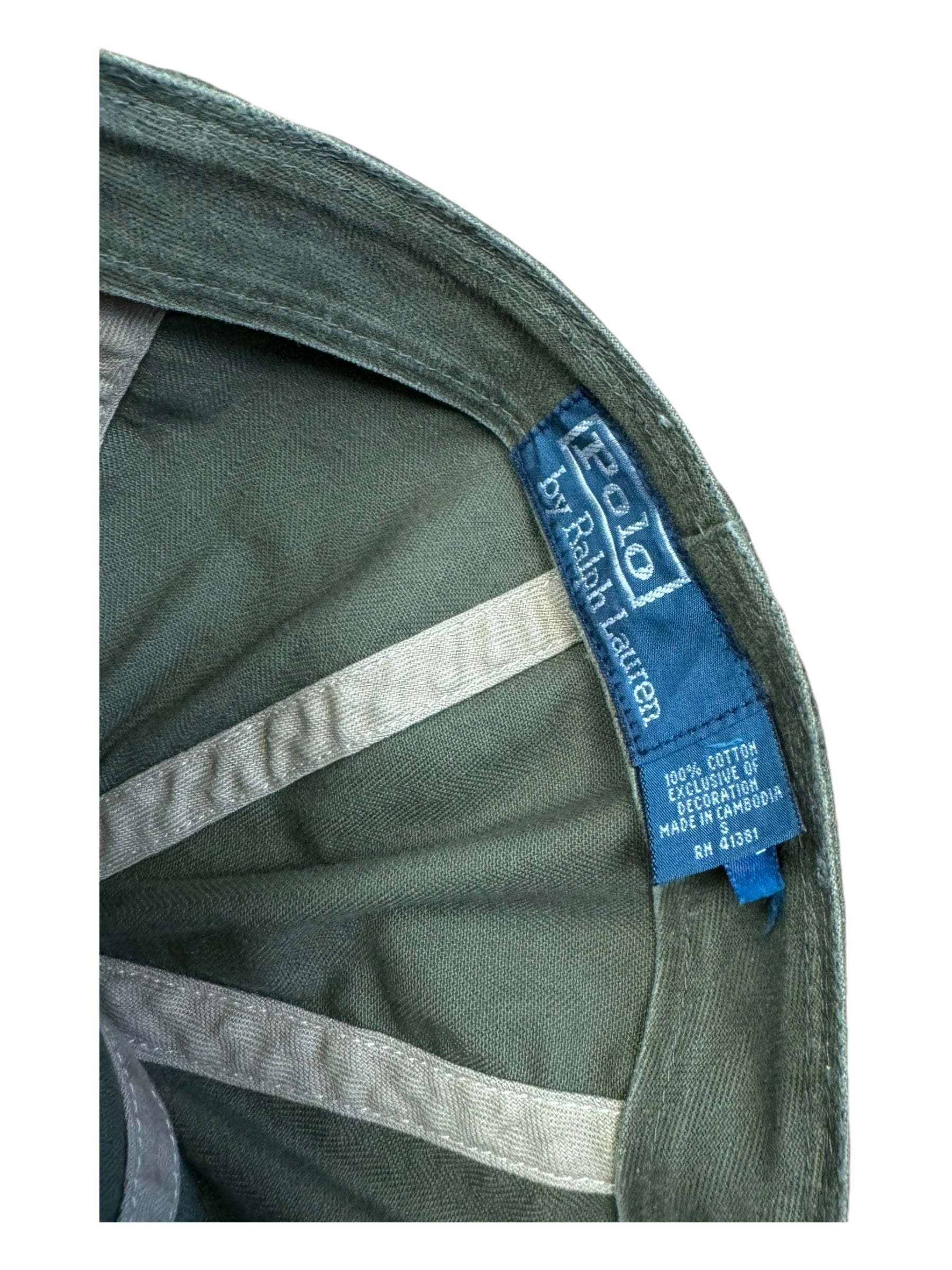 Polo Ralph Lauren 90s Bill Brim Fitted Dad Hat 2nd Regt XII British Army