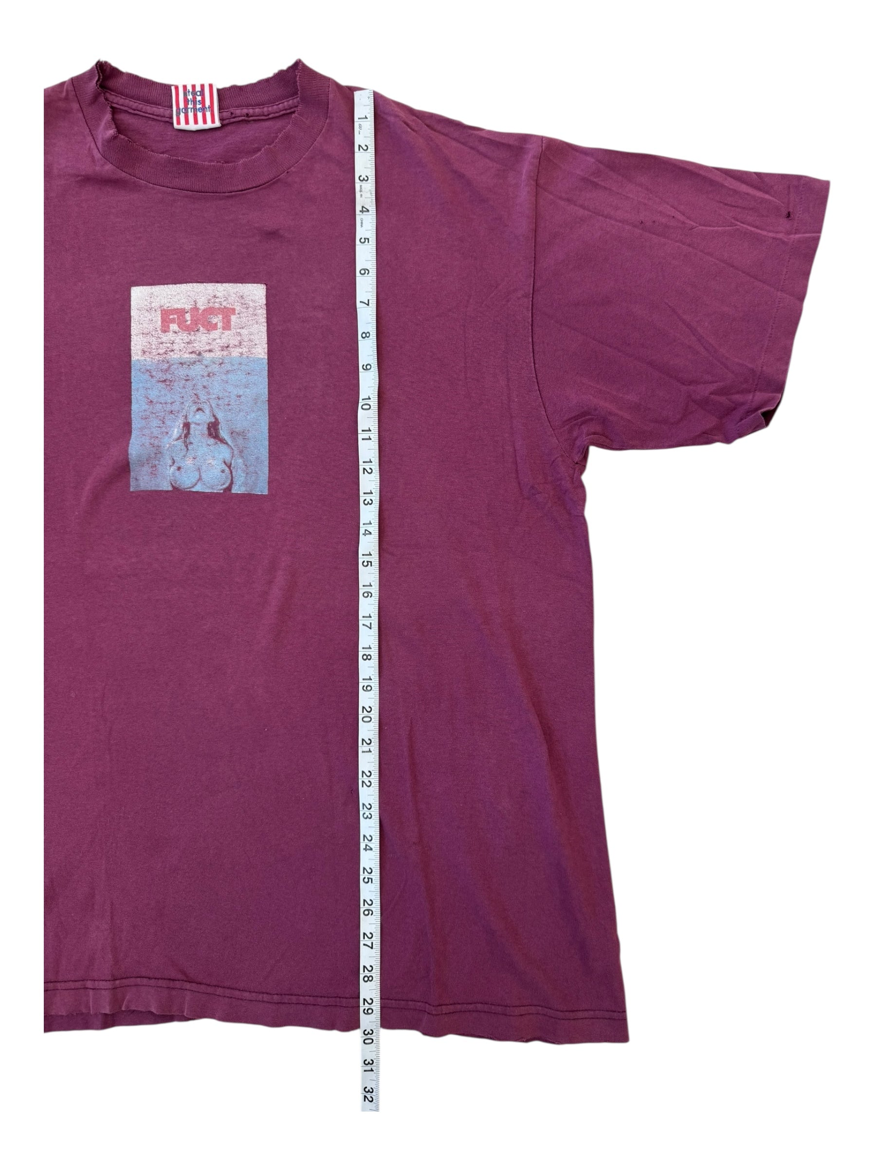 Fuct 90s Burgundy Jaws Rip Size XL