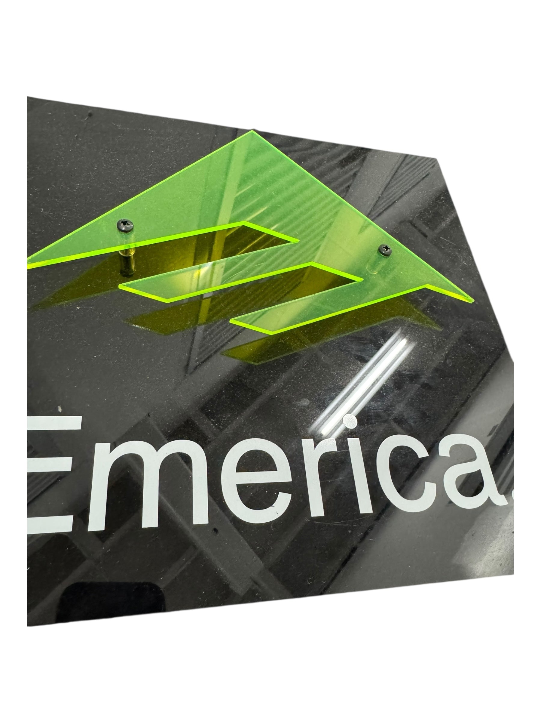 Emerica Footwear 00s Stay Gold Pop Up Store Display and Plaque