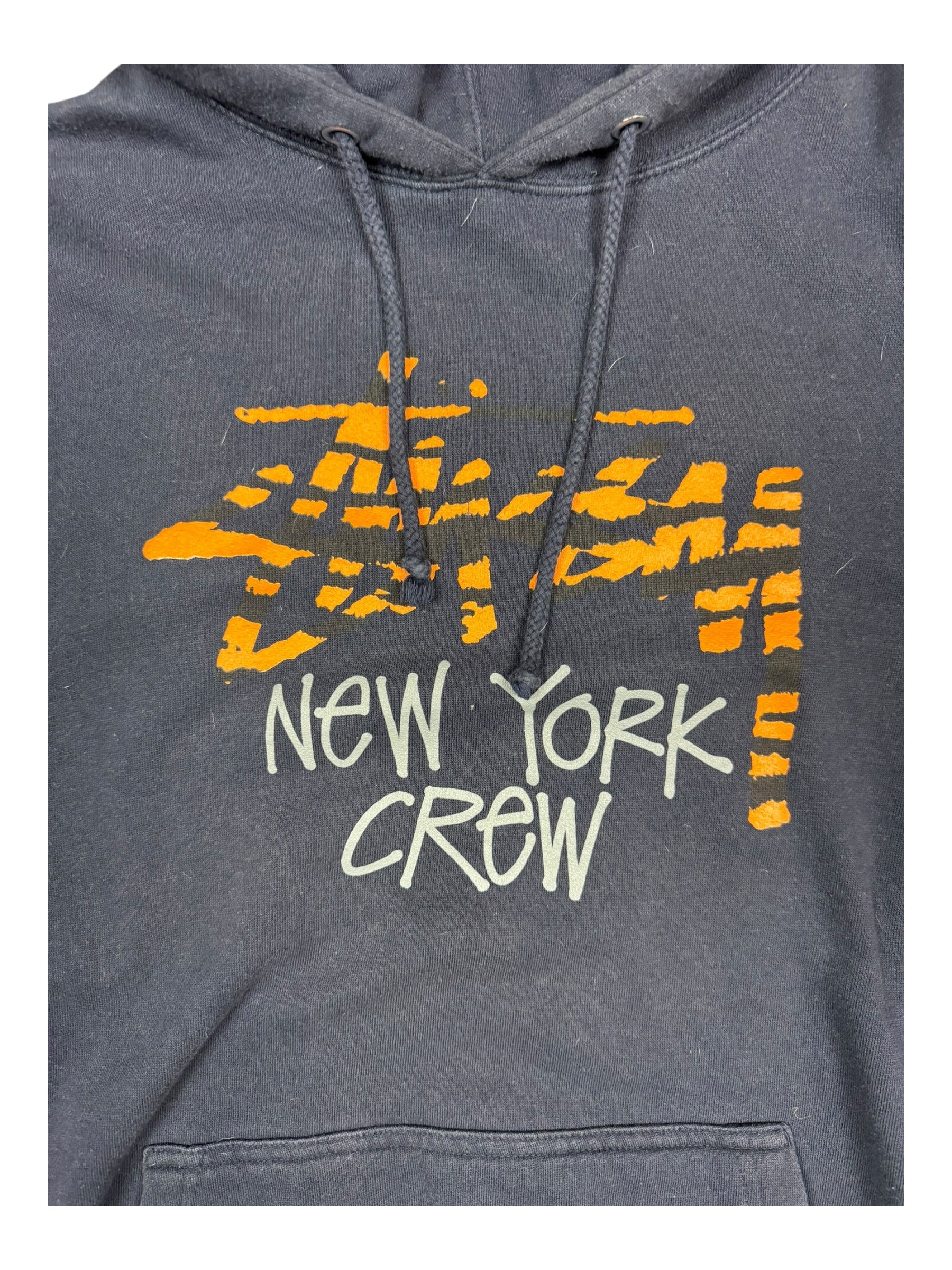 Stussy 00s Navy New York Crew Tiger Logo Size XL