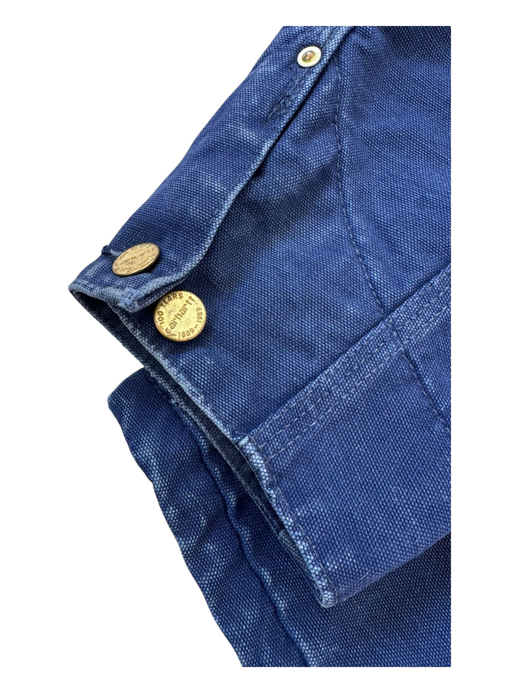 Stussy 90s Prince St. New York Employees Carhartt Chore Jacket Plaid Lined Size XL